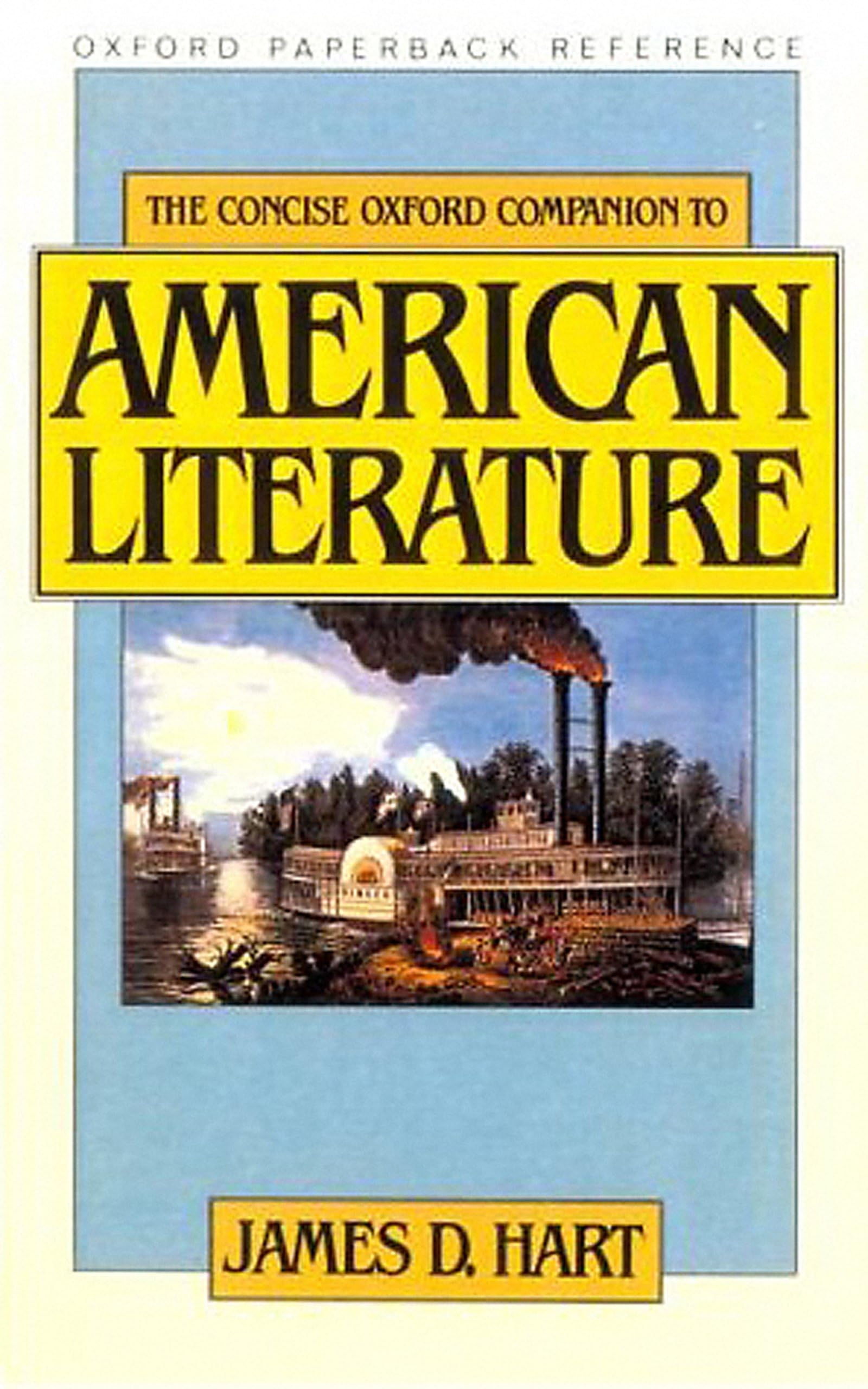 The Concise Oxford Companion to American Literature 9780195047714