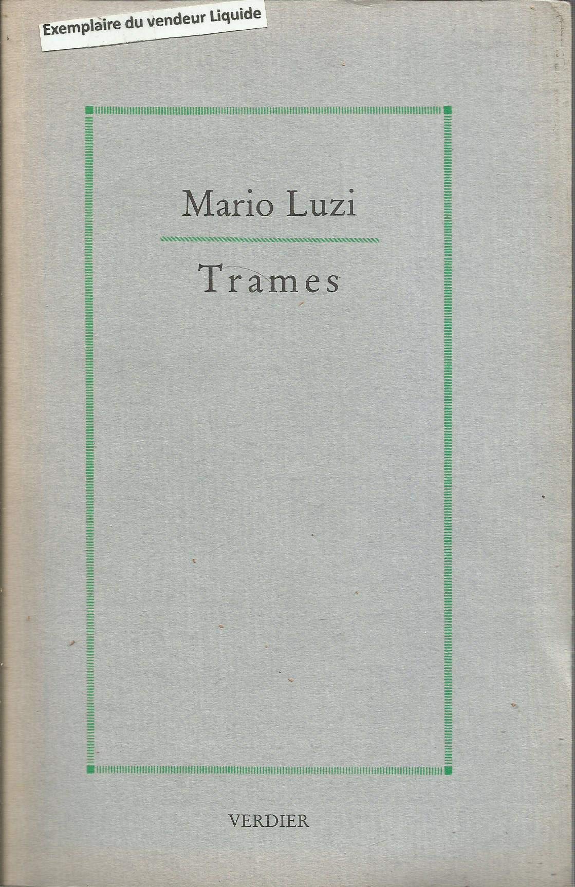 Trames 9782864320548