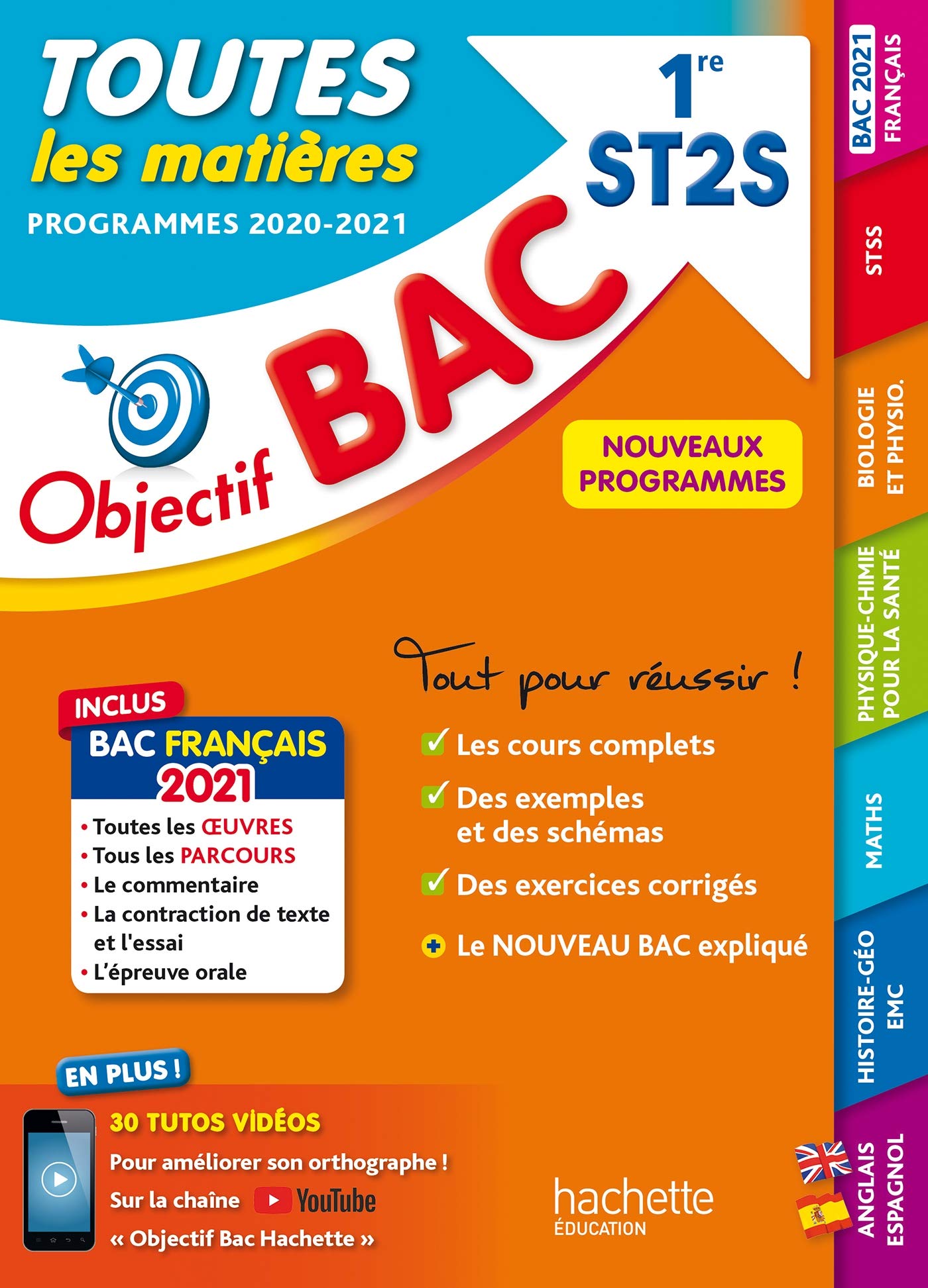 Objectif Bac - Toutes les matières 1ère ST2S 9782017119517
