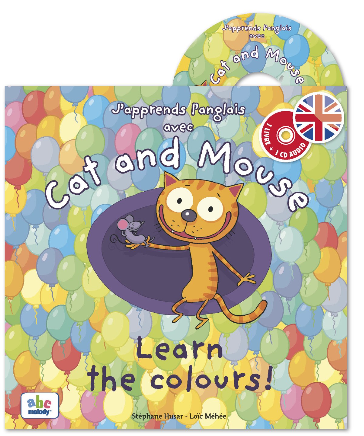 J'apprends l'anglais avec cat and mouse - learn the colours 9782916947563