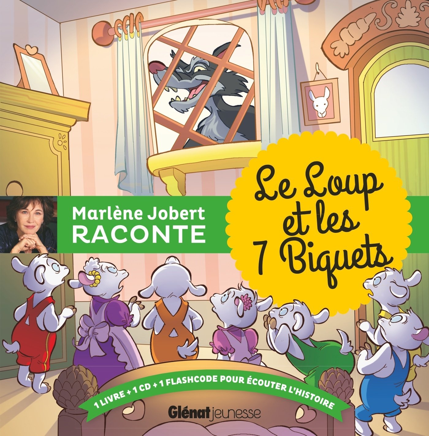 Le loup et les 7 biquets: Livre CD 9782344014608
