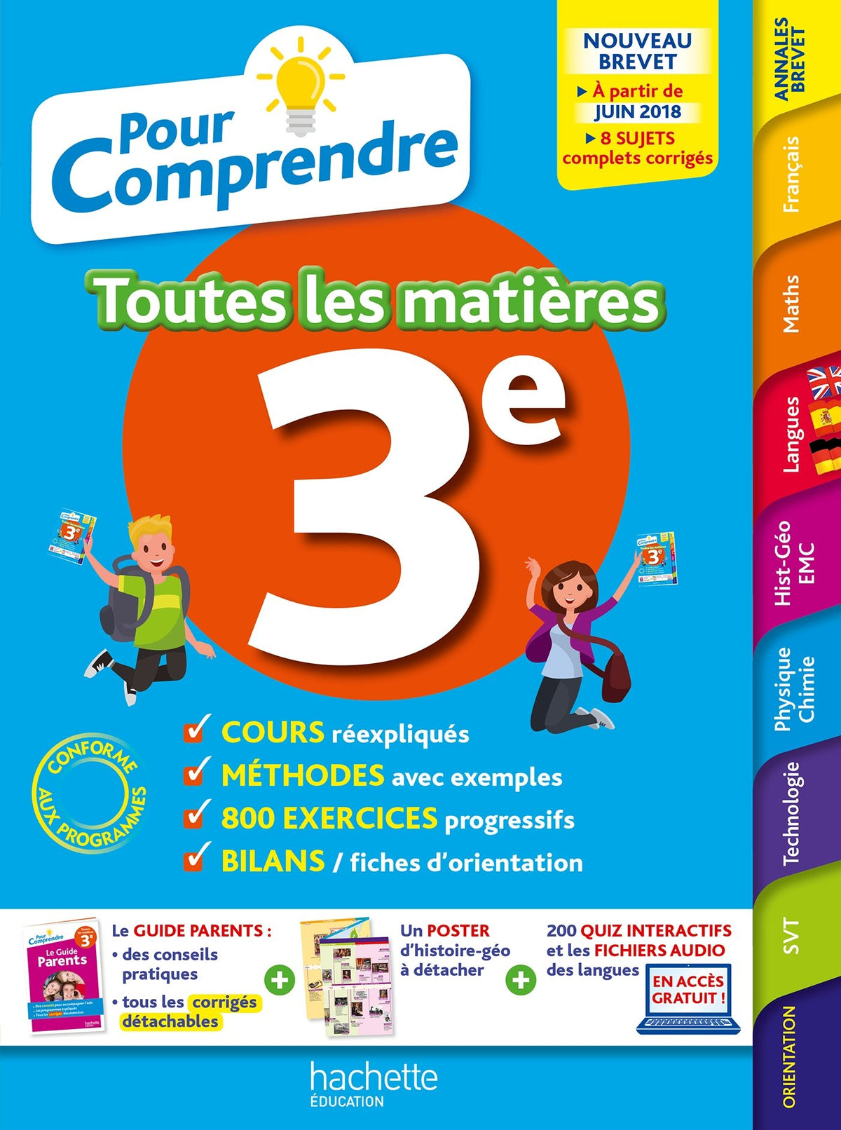 Toutes les matières 3e 9782017013815