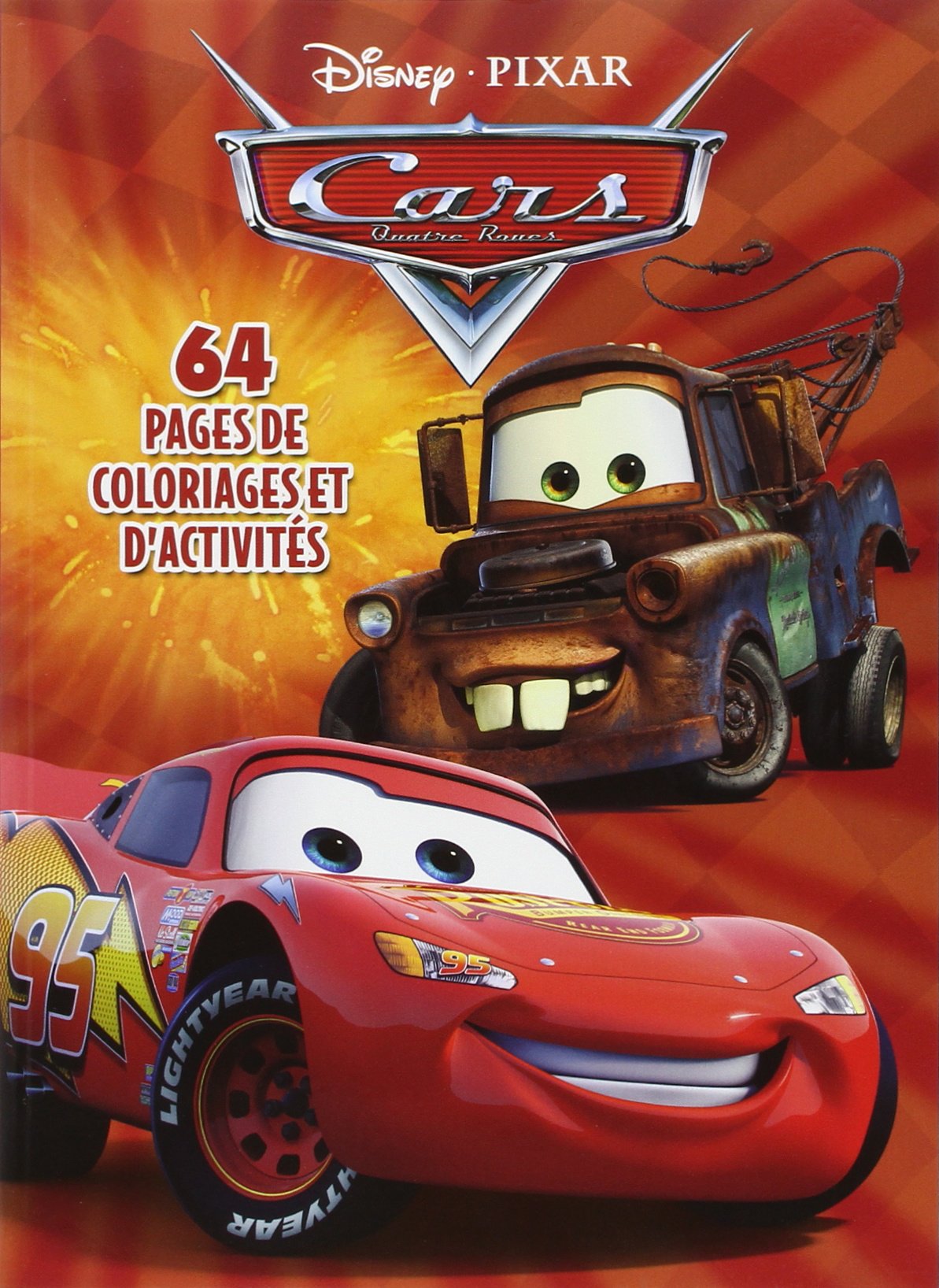 Actvités et coloriages Cars Quatre Roues 9782230020263