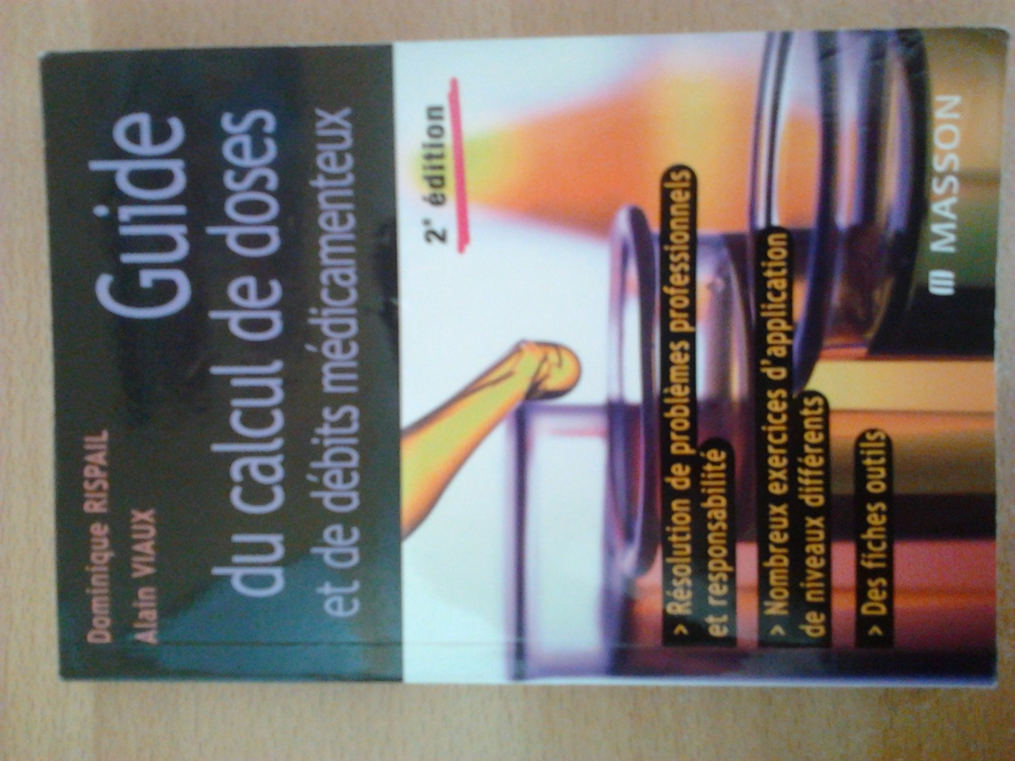 Guide du calcul de doses et de débits médicamenteux 9782294082238