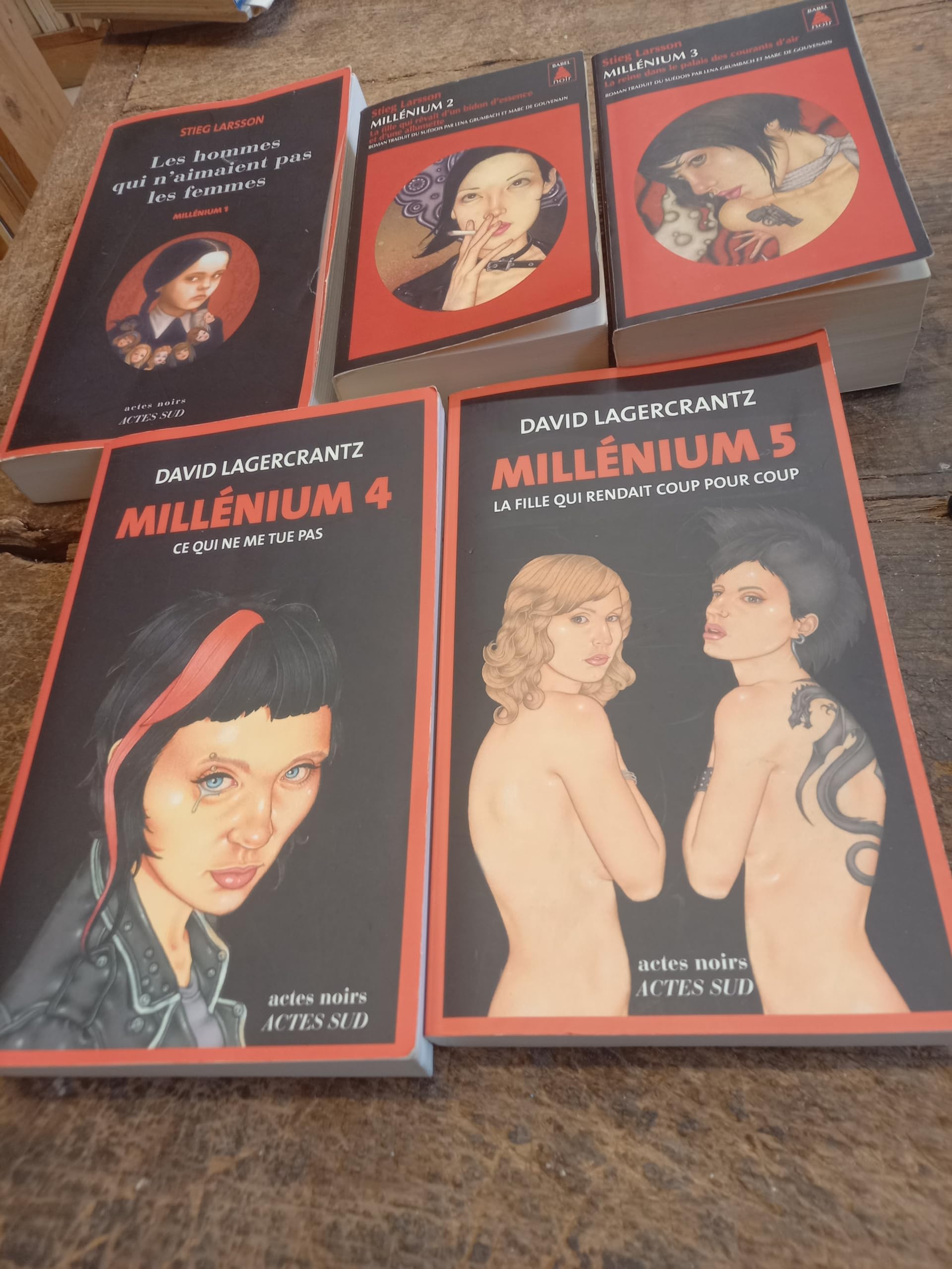 Millénium tomes 1,2,3,4,5, Stieg Larsson