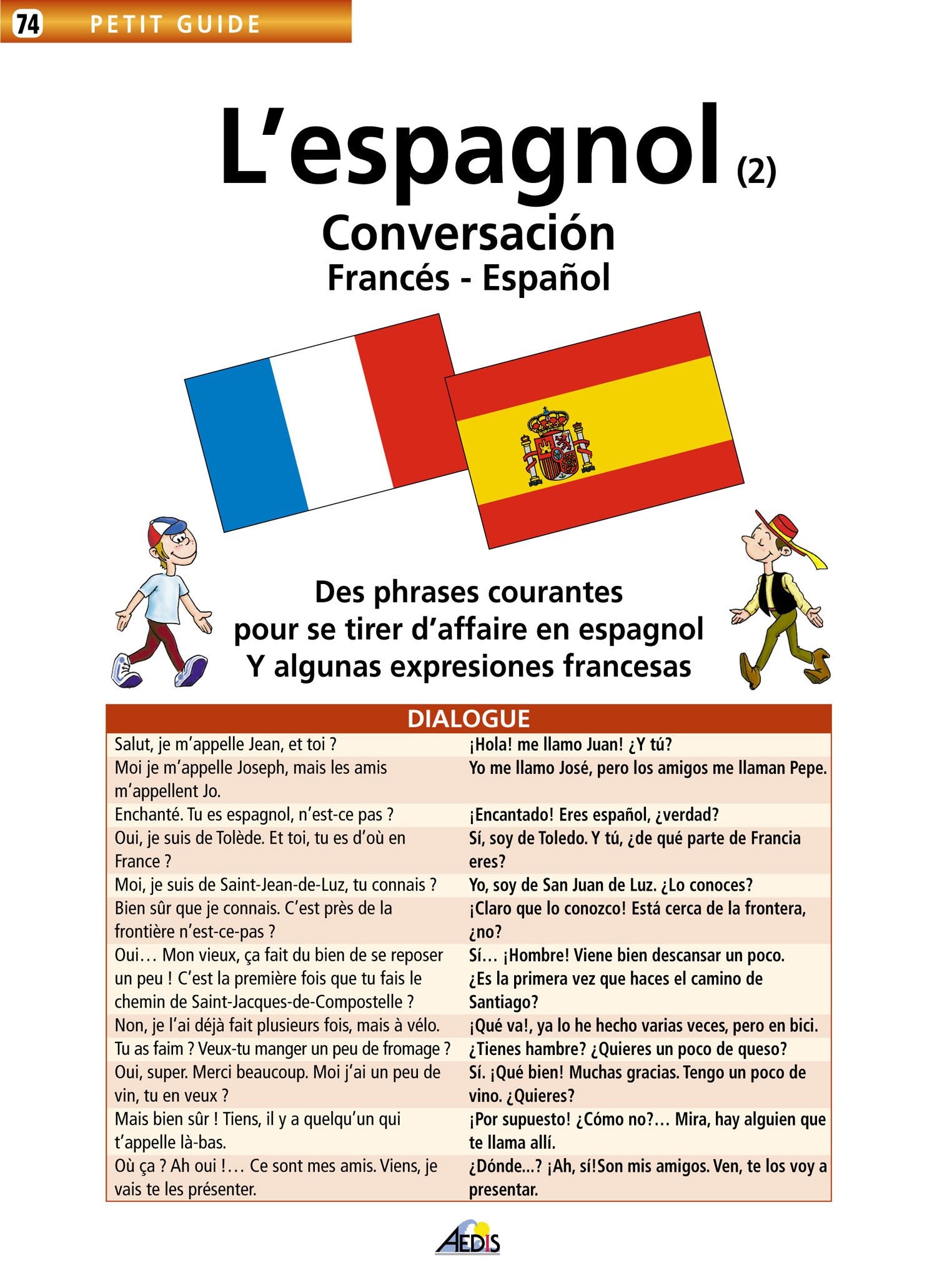L'espagnol 2 : conversacion francés-espagnol 9782842591045