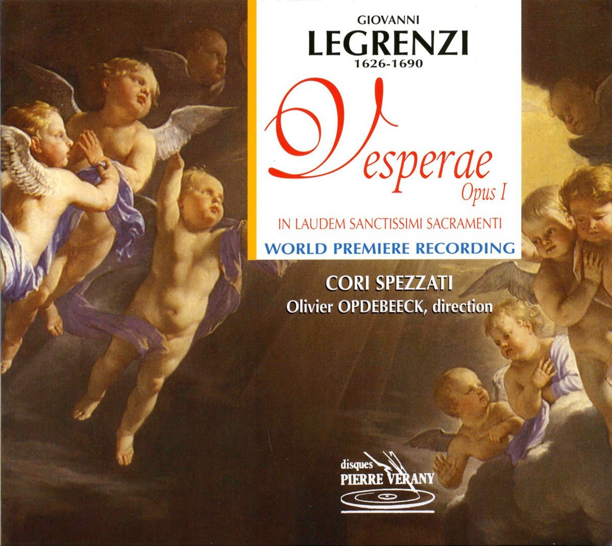 Legrenzi - Vesperae, opus 1 3325487031116