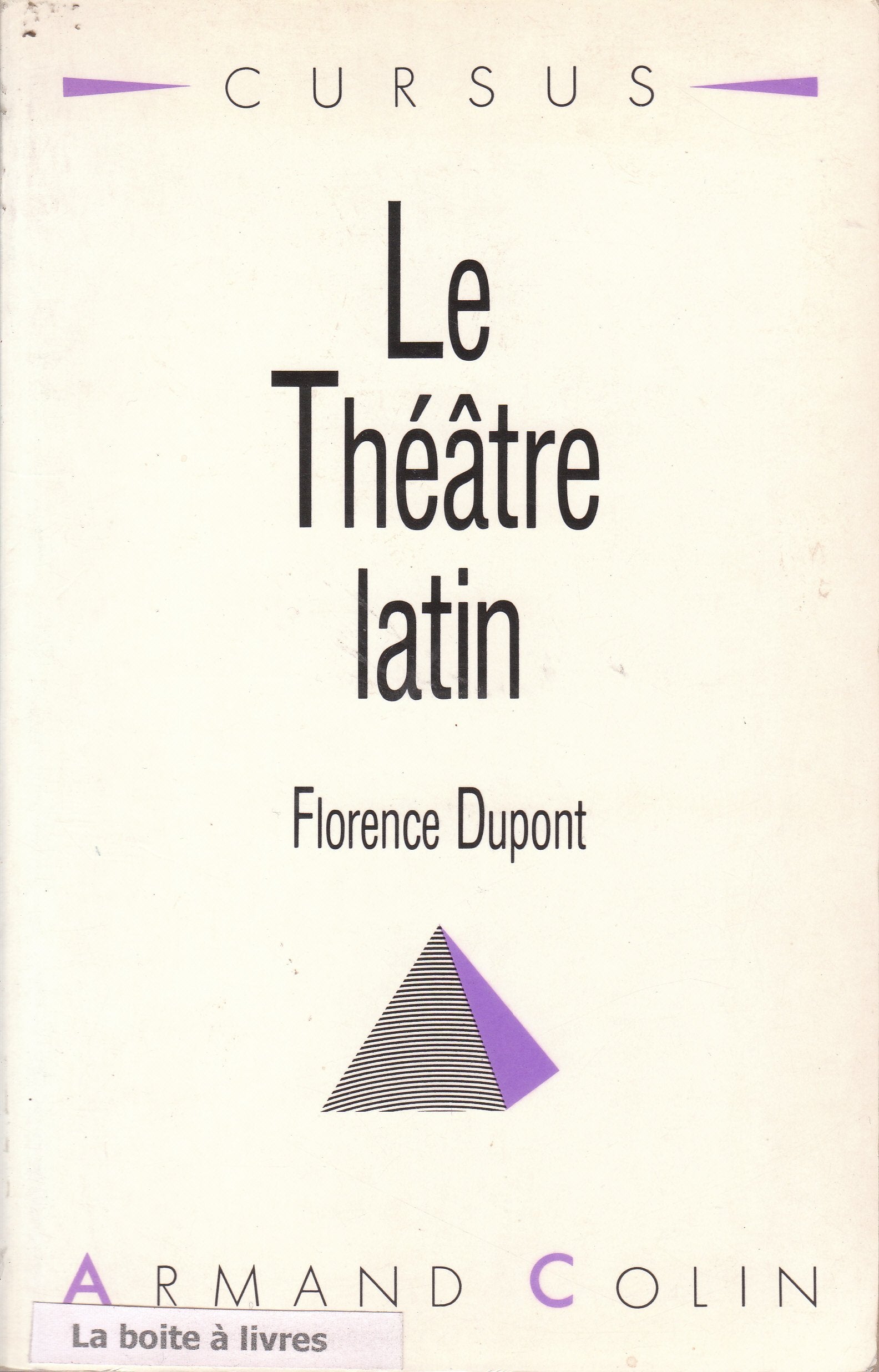 Le Théâtre latin 9782200330255