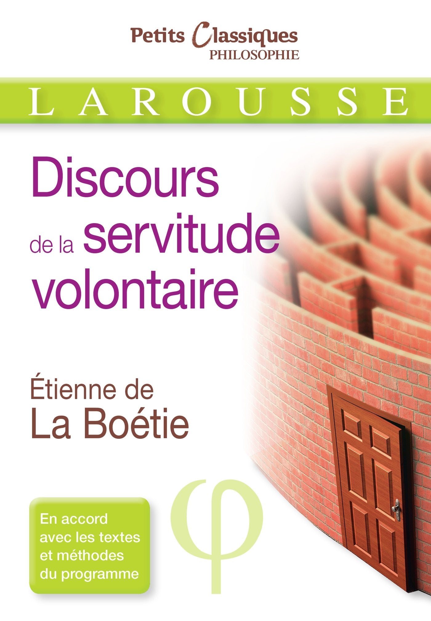 Le discours de la servitude volontaire 9782035913579