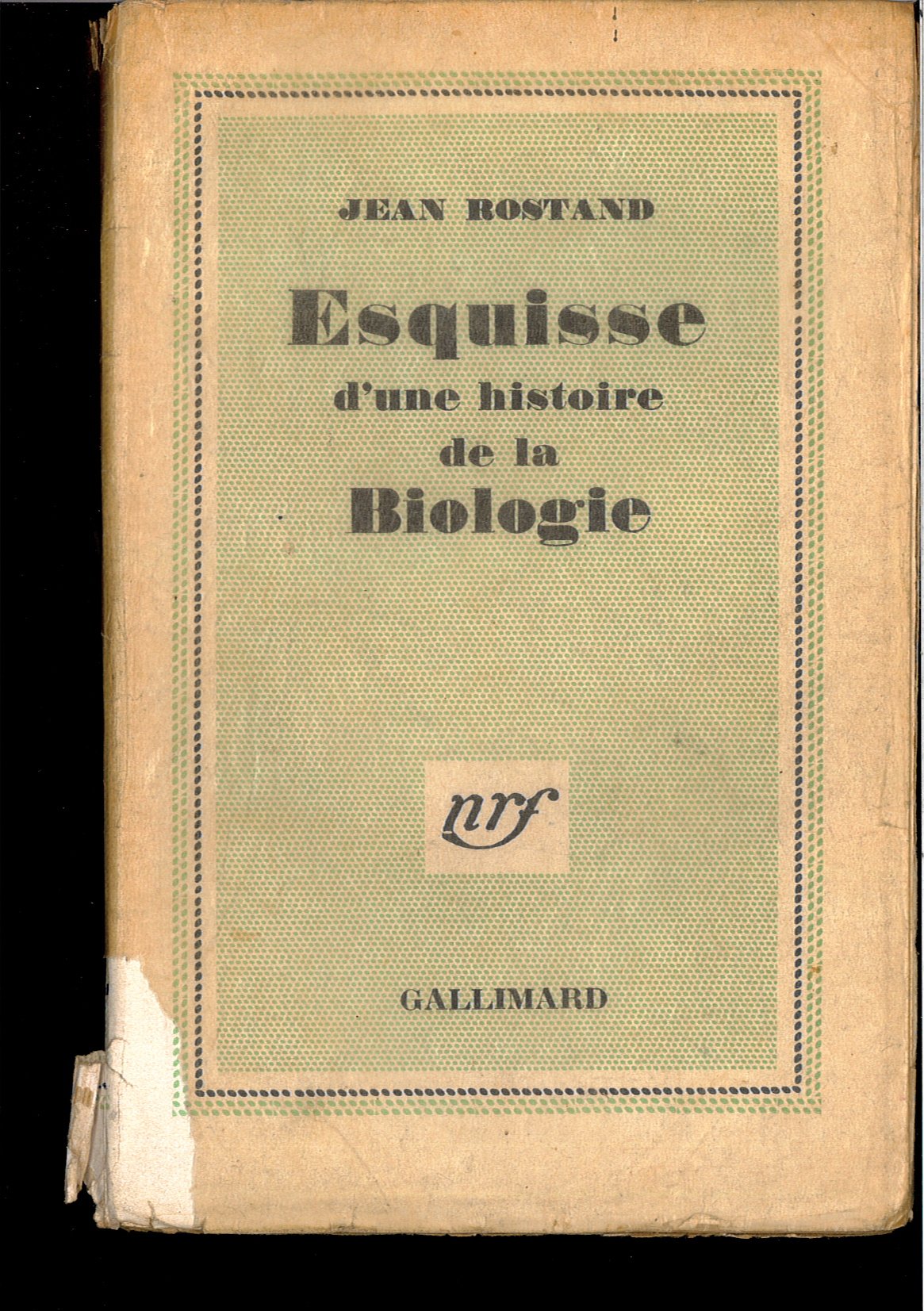 Esquisse d'une histoire de la biologie 9782070255528
