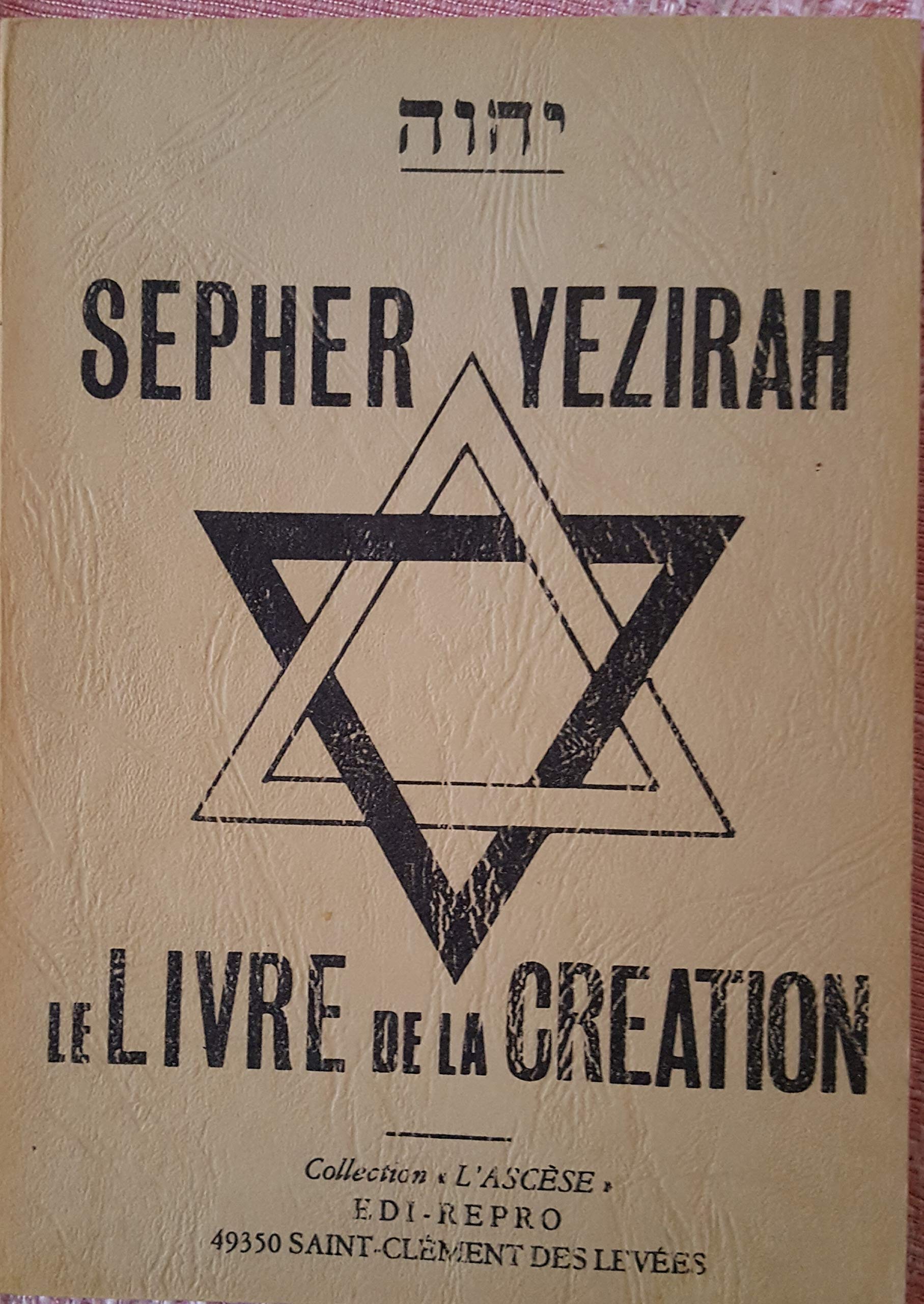 Sepher yezirah / = le livre de la creation 9782908534238