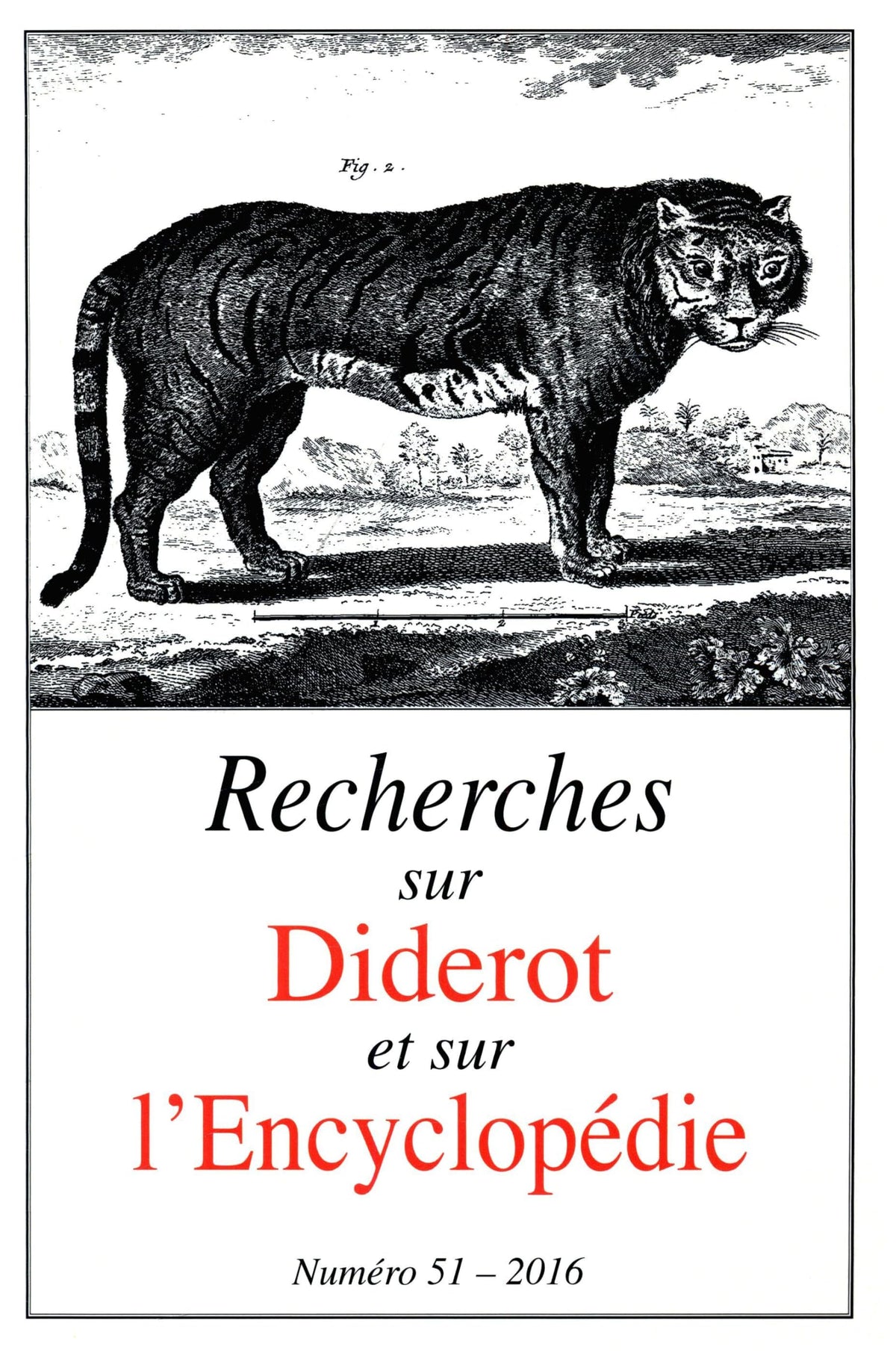 Revue recherches sur diderot et sur l encyclopedie 51 - 2016 9782954387116