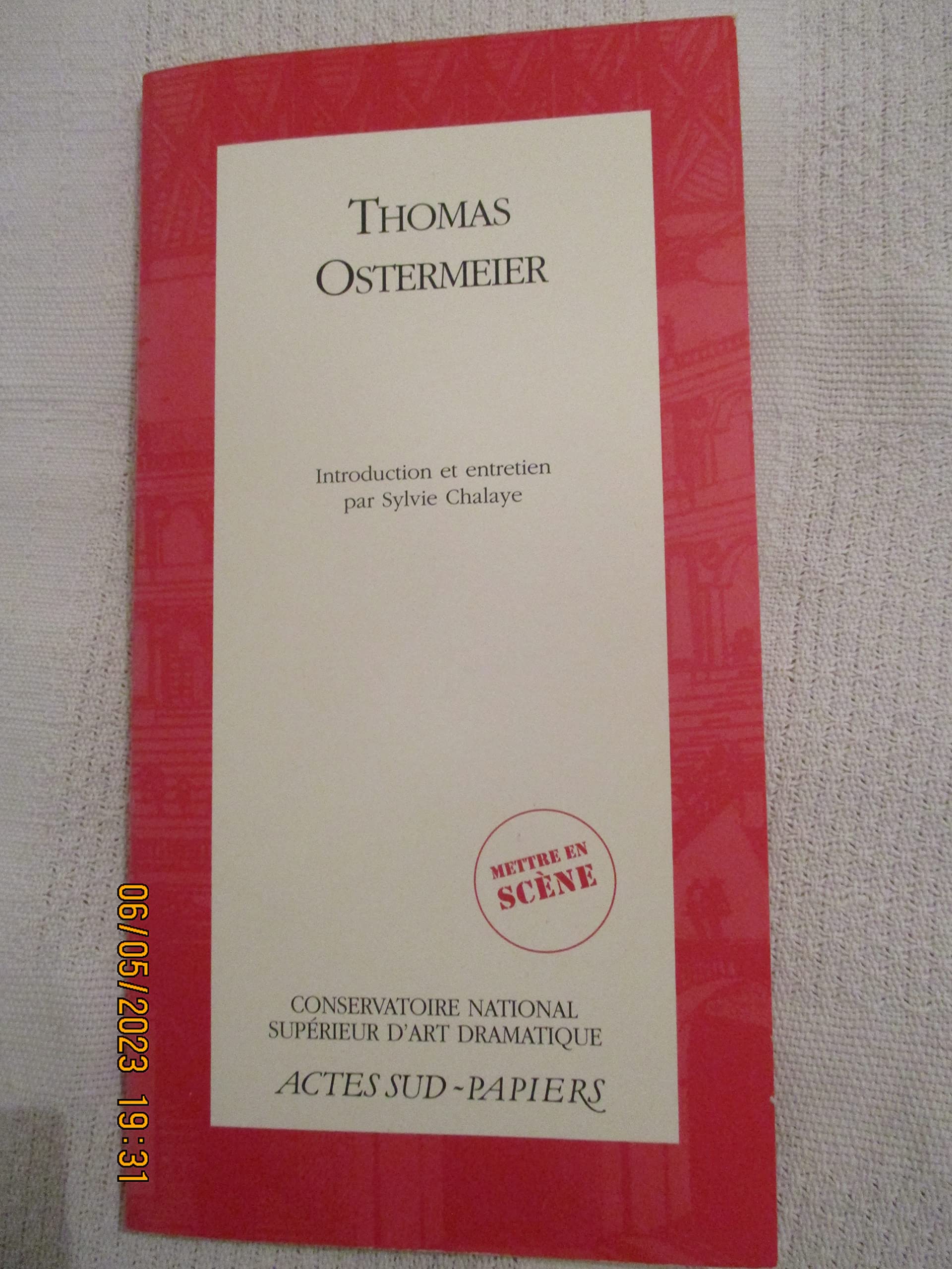 Thomas ostermeier - fermeture et bascule vers 9782330068189 9782742761104