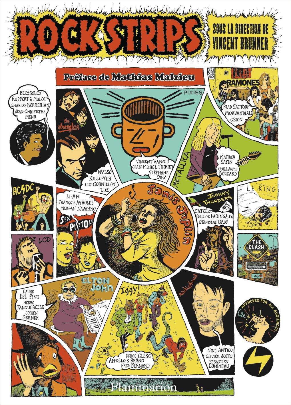 ROCK STRIPS, L'HISTOIRE DU ROCK EN BD 9782081217133