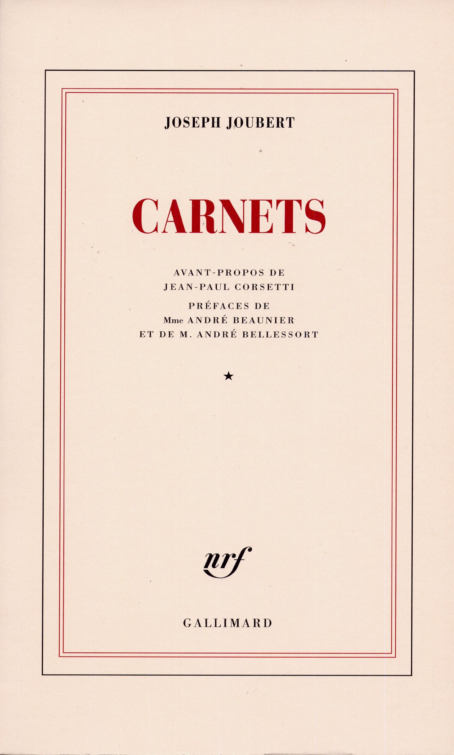 Carnets (Tome 1) 9782070732364