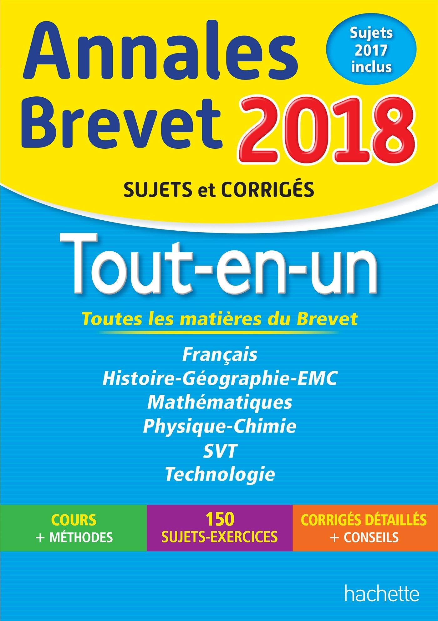 Annales Brevet 2018 - Le Tout-en-un 3ème 9782017012184