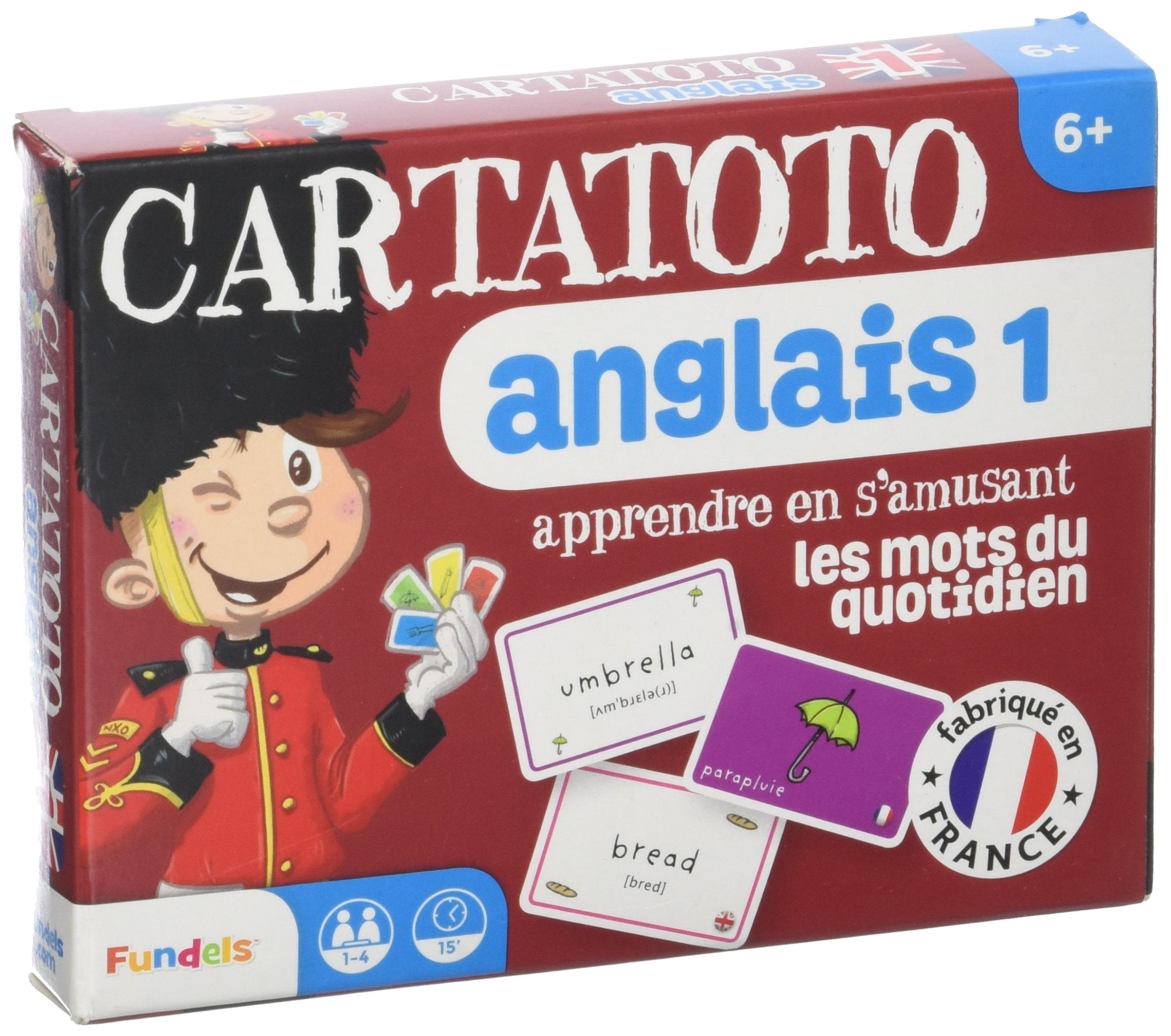 Cartatoto Anglais Niveau 1 Apprendre Les Mots du Quotidien 3114524100614