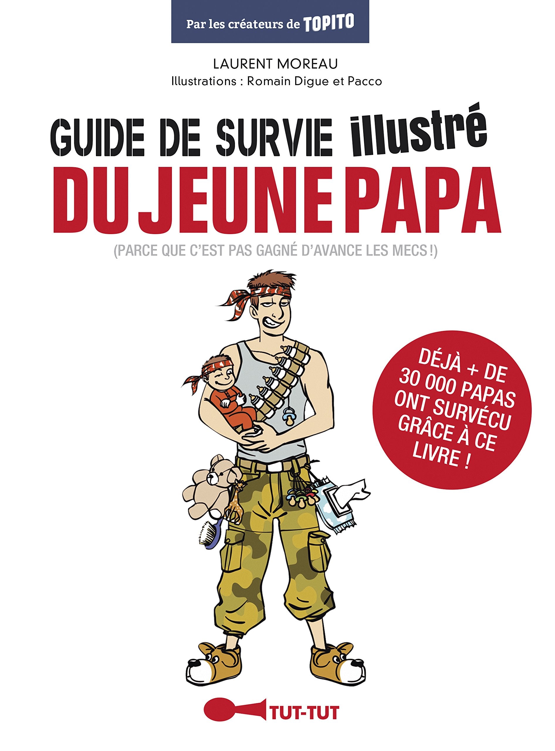 Le guide de survie illustré du jeune papa: parce que c'est pas gagné d'avance les mecs ! 9782367041568