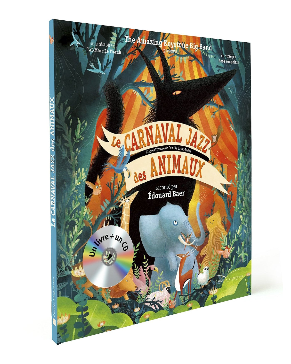 Le carnaval jazz des animaux - Livre CD 9782012202788