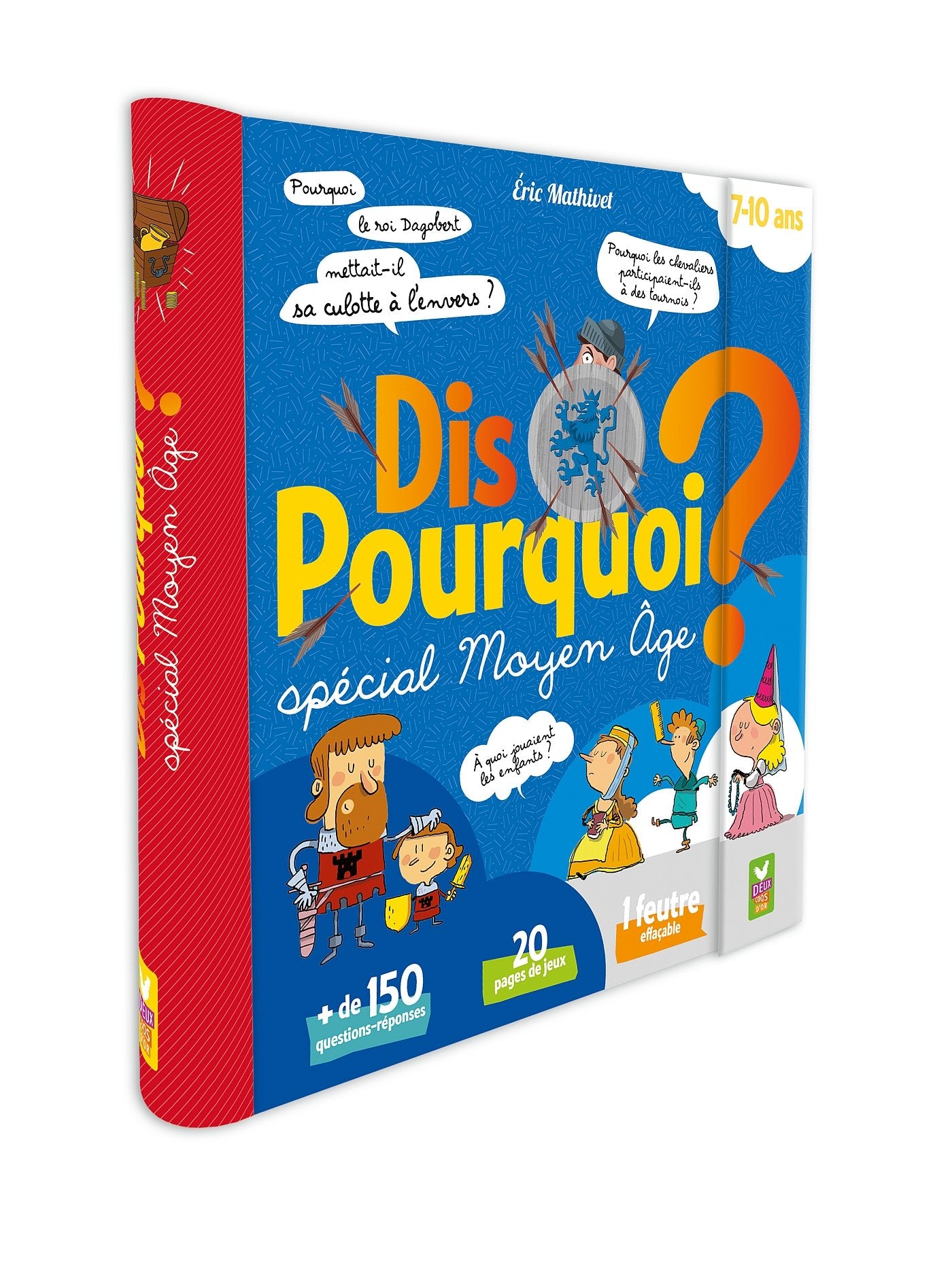 Dis Pourquoi ? - Spécial Moyen Âge - livre feutre effaçable 9782011206770