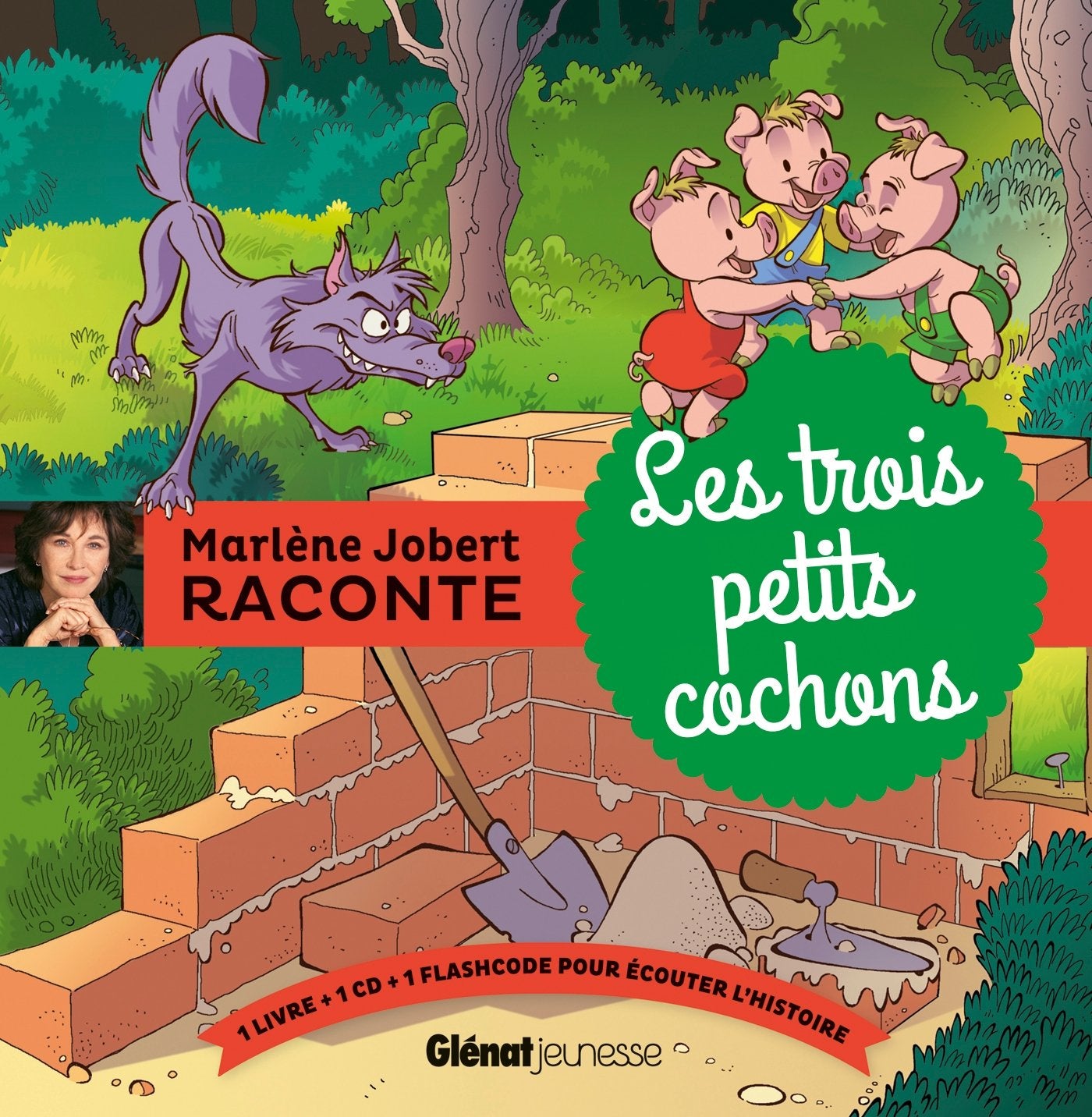 Les trois petits cochons: d'après Charles Perrault - Livre CD 9782344009789