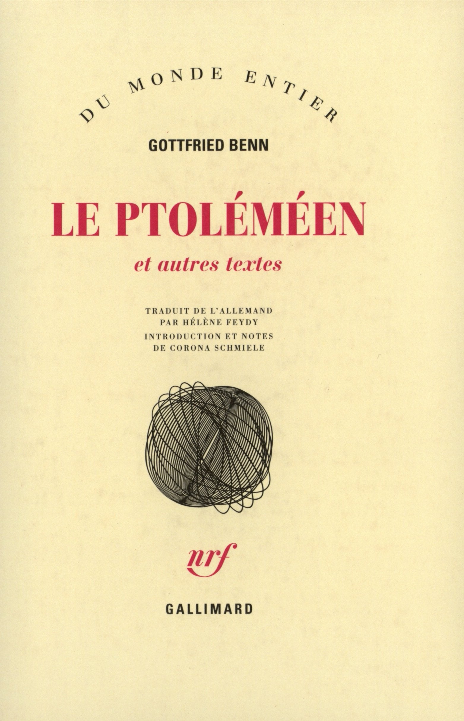 Le Ptoléméen et autres textes 9782070730650