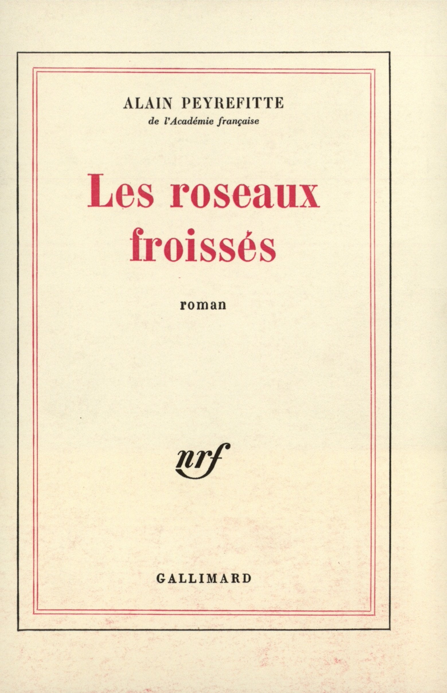Les roseaux froissés 9782070298891