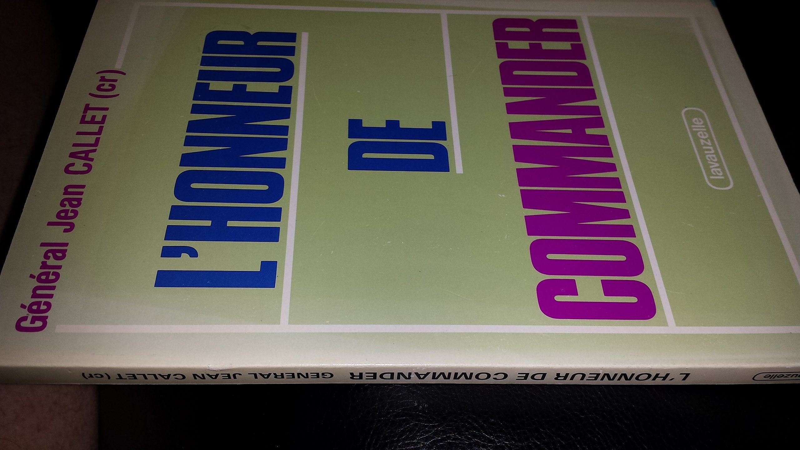 L'Honneur de commander 9782702502877