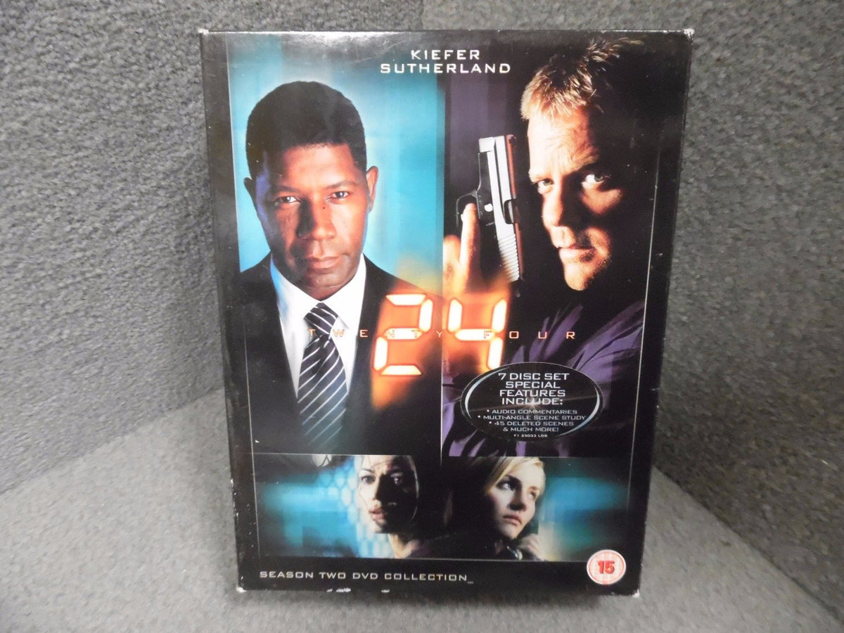24 Heures chrono: L'Intégrale Saison 2 - Coffret 24 épisodes - Import Zone 2 UK (anglais uniquement) 5039036013031