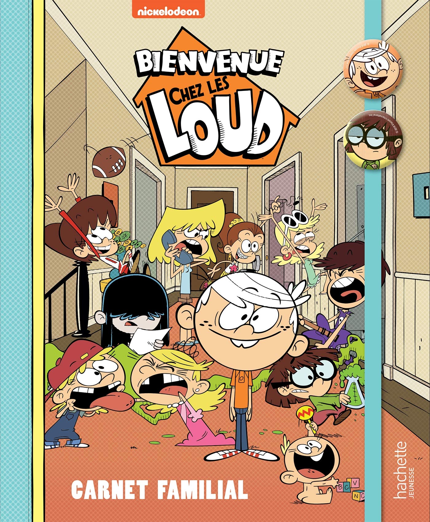 Bienvenue chez les Loud - Carnet badges 9782016277096