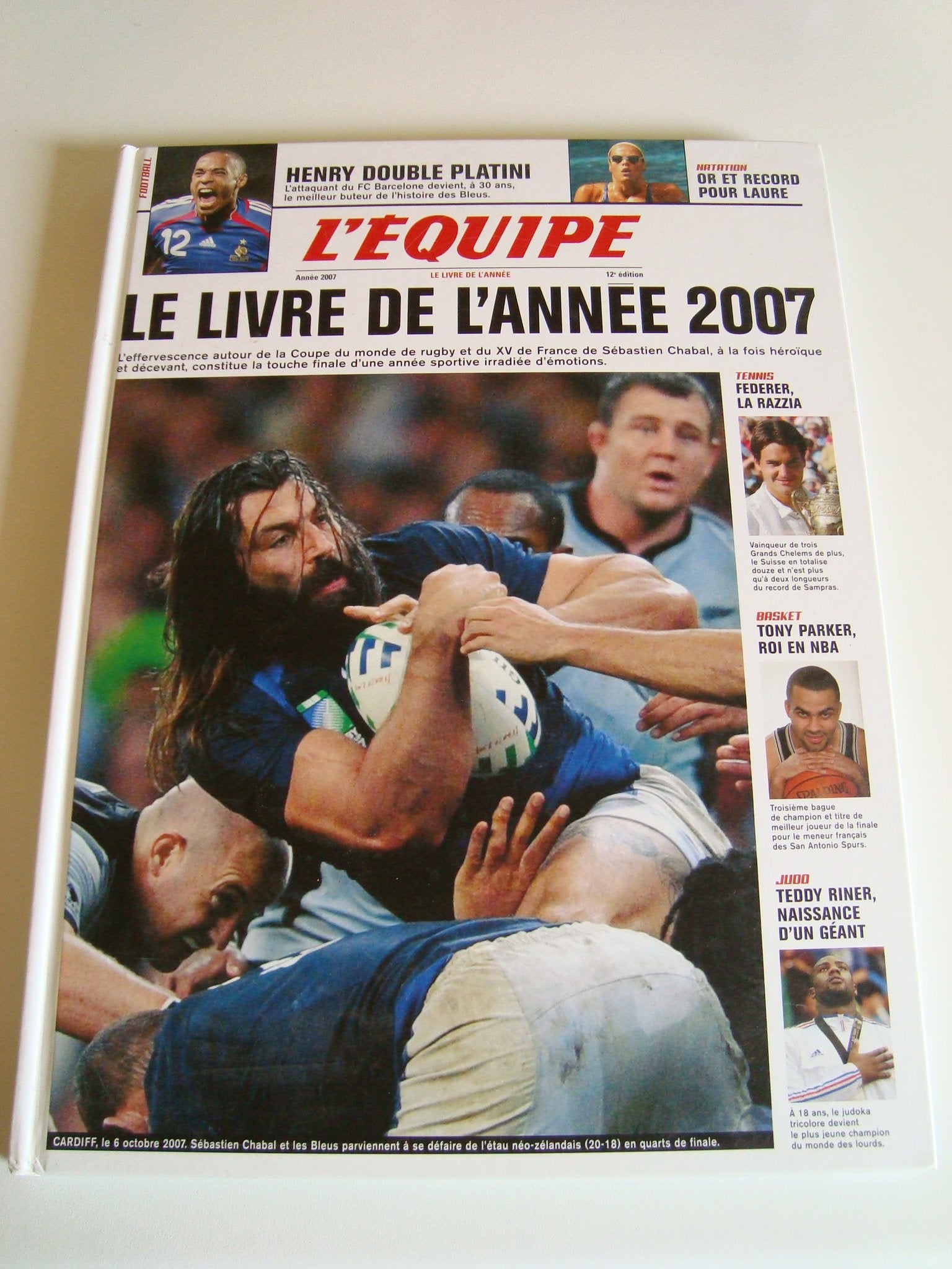 L'Equipe Le livre de l'année 2007 9782915535655