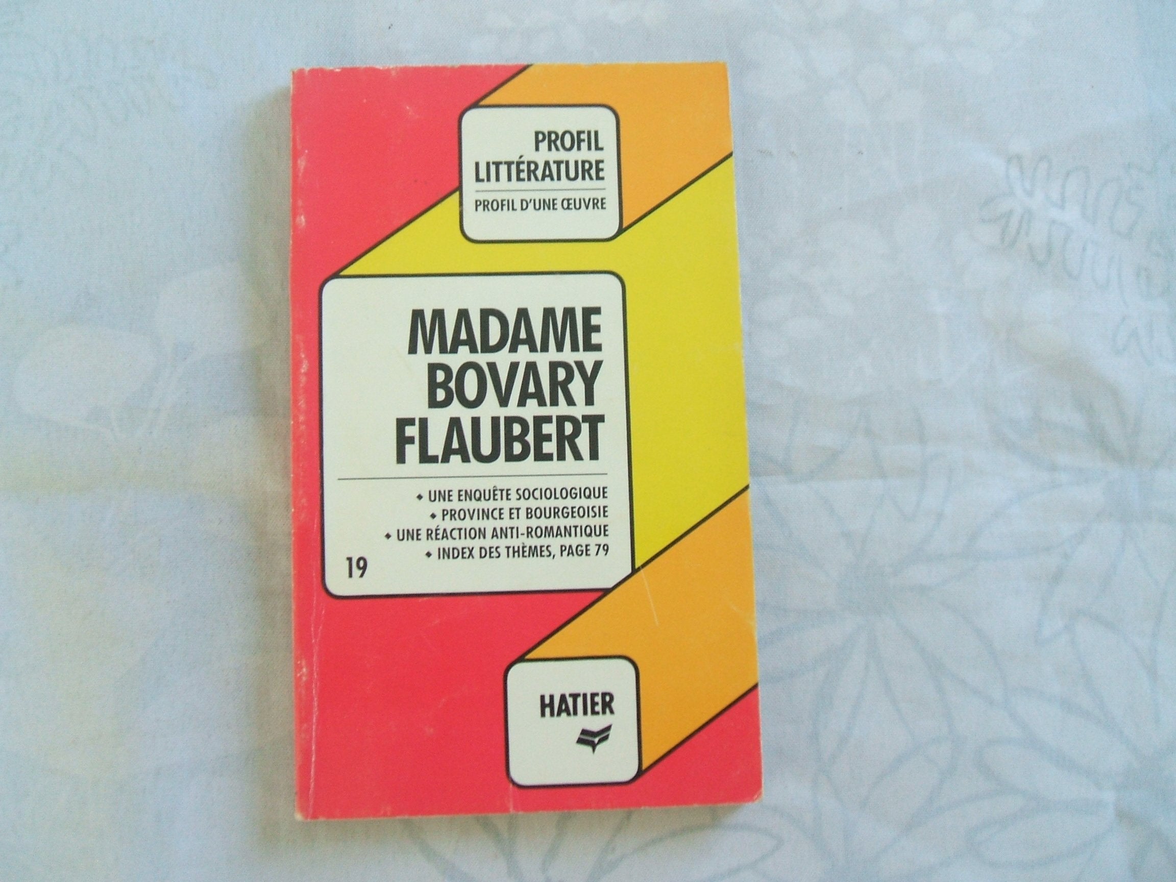 Flaubert, madame bovary 9782218014192