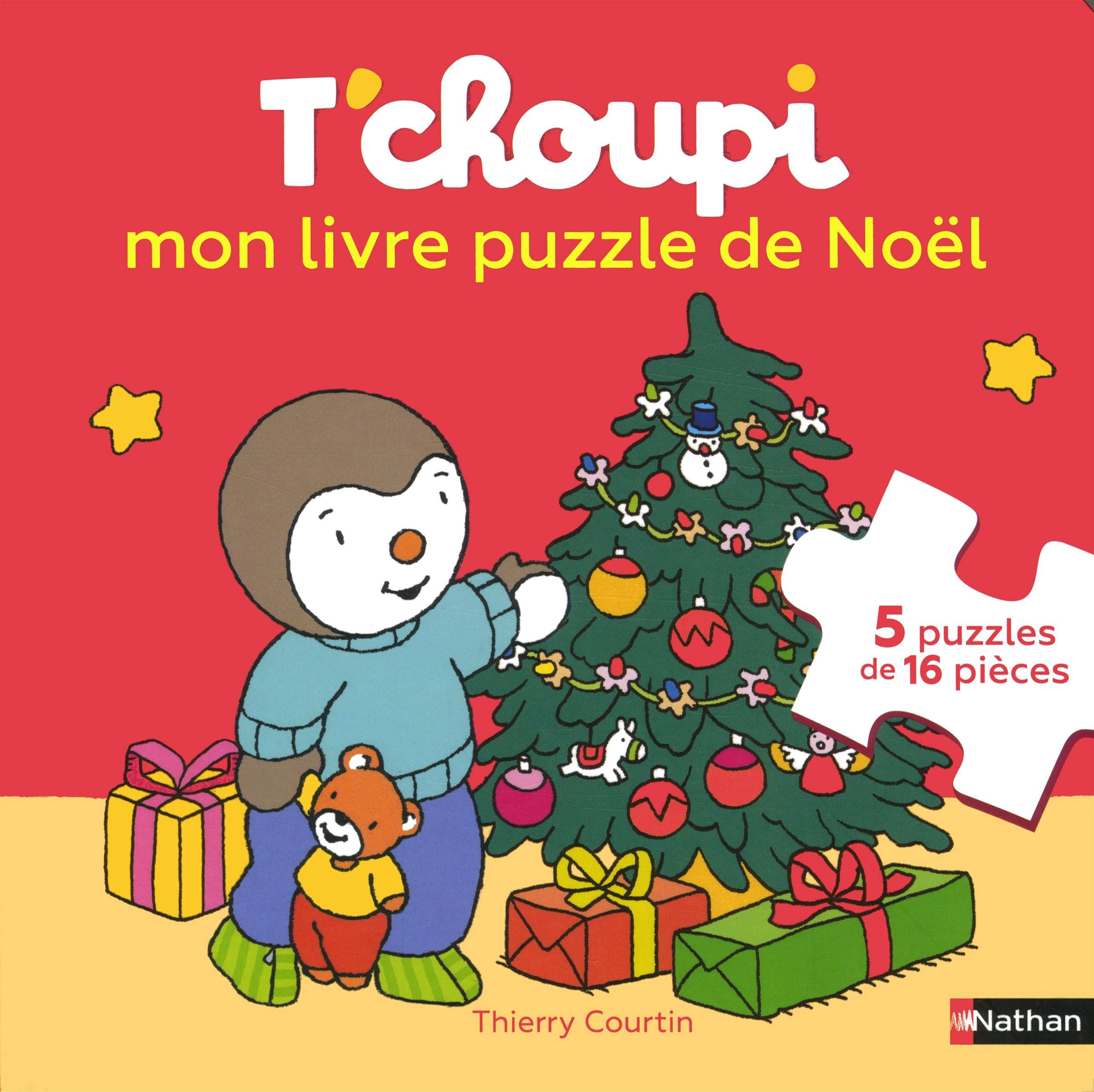 Le Livre-puzzle de T'choupi, Joyeux Noël ! - Dès 2 ans 9782092581278