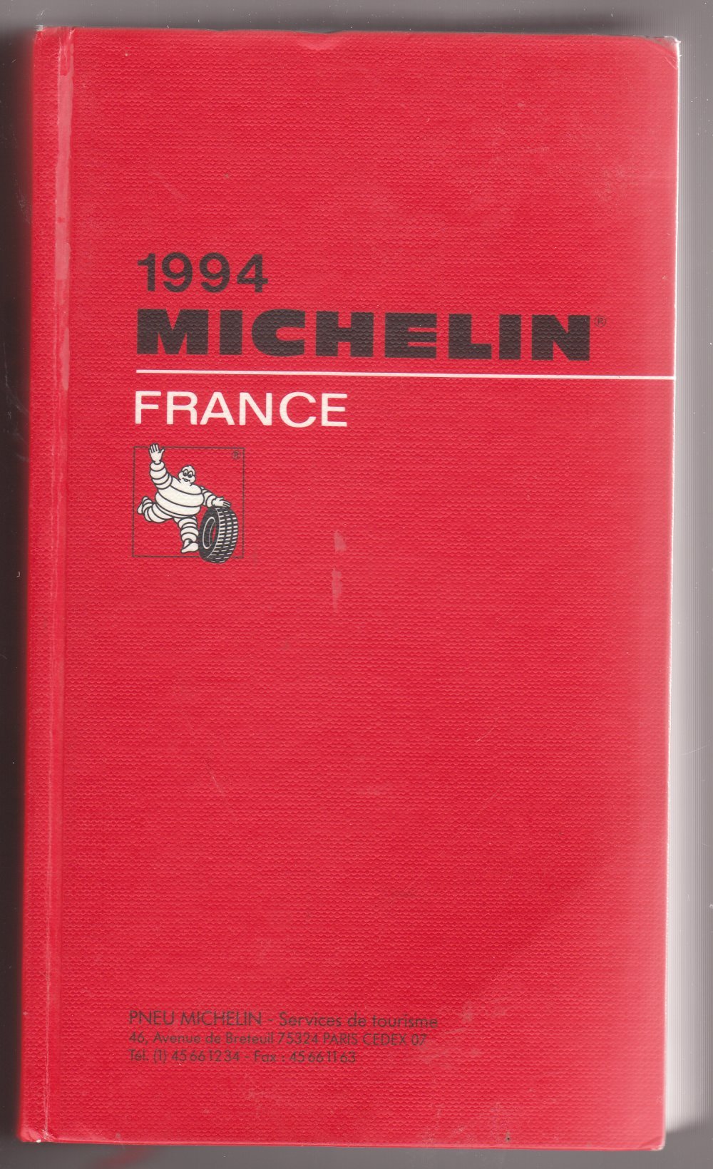 Guide Rouge Hotels Restaurants France 1994 9782060064499