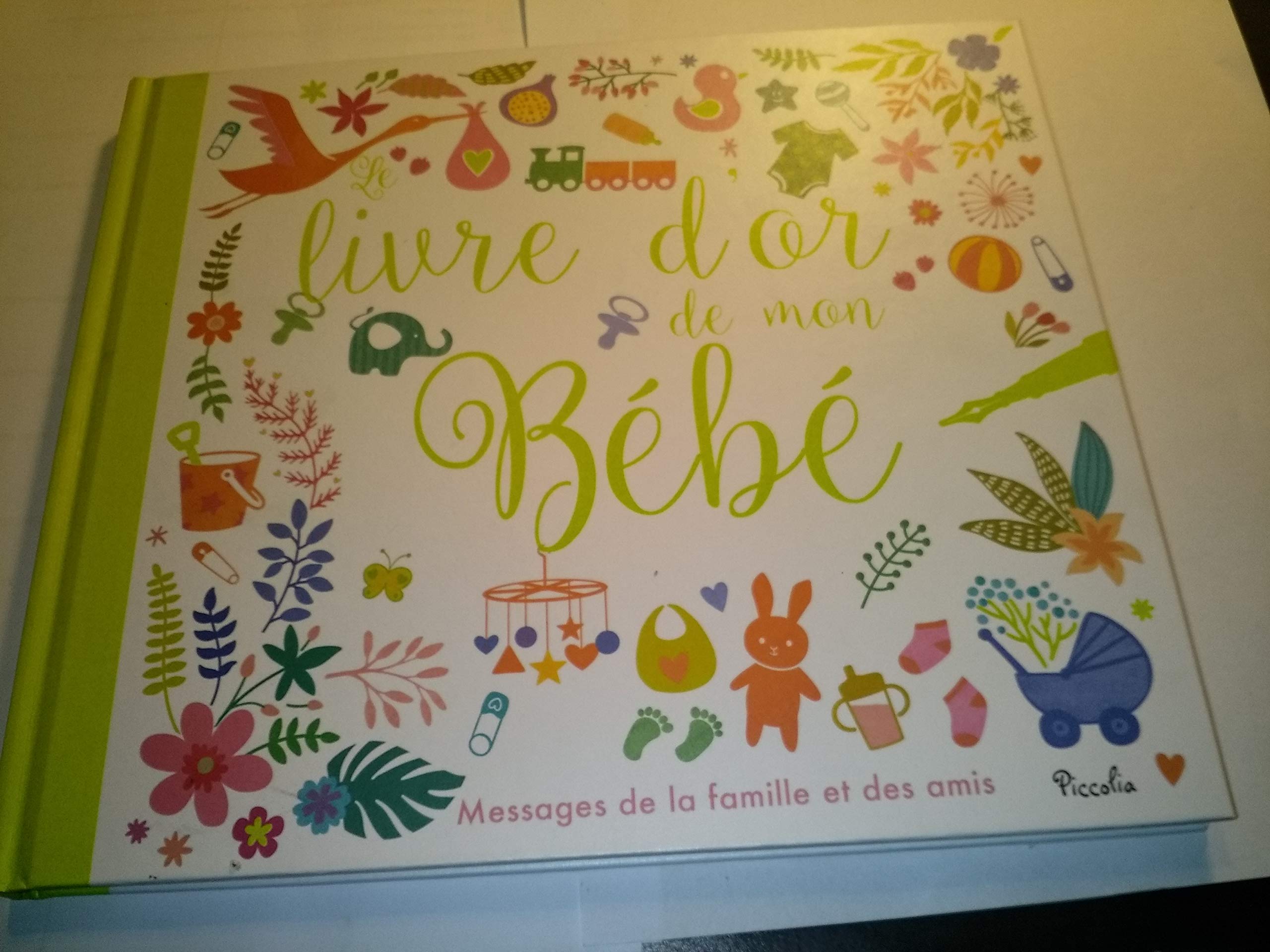 Le livre d'or de mon bébé: Recueil de messages 9782753040656