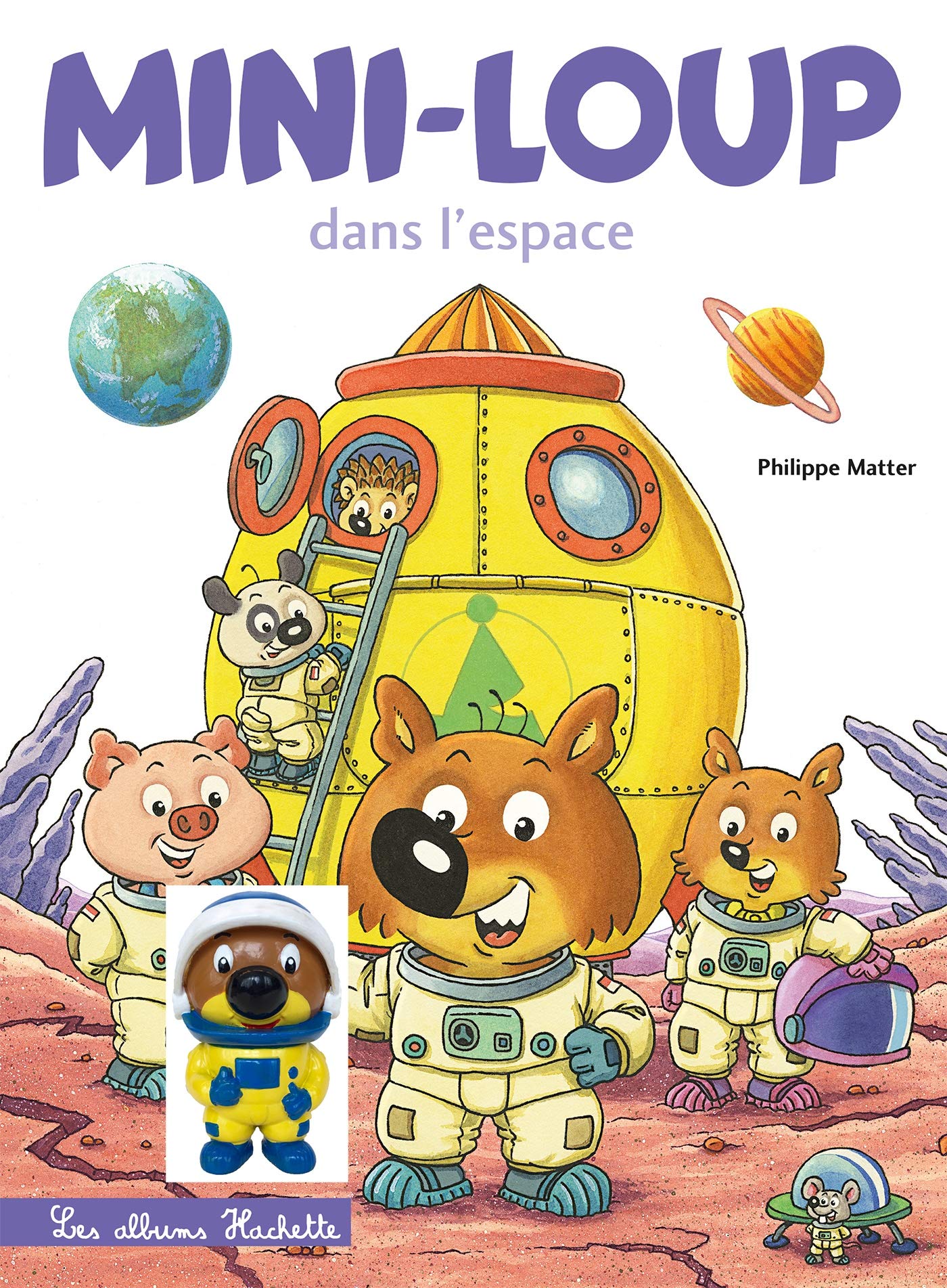 Mini-Loup dans l'espace + 1 figurine : Mini-Loup cosmonaute 9782013982610