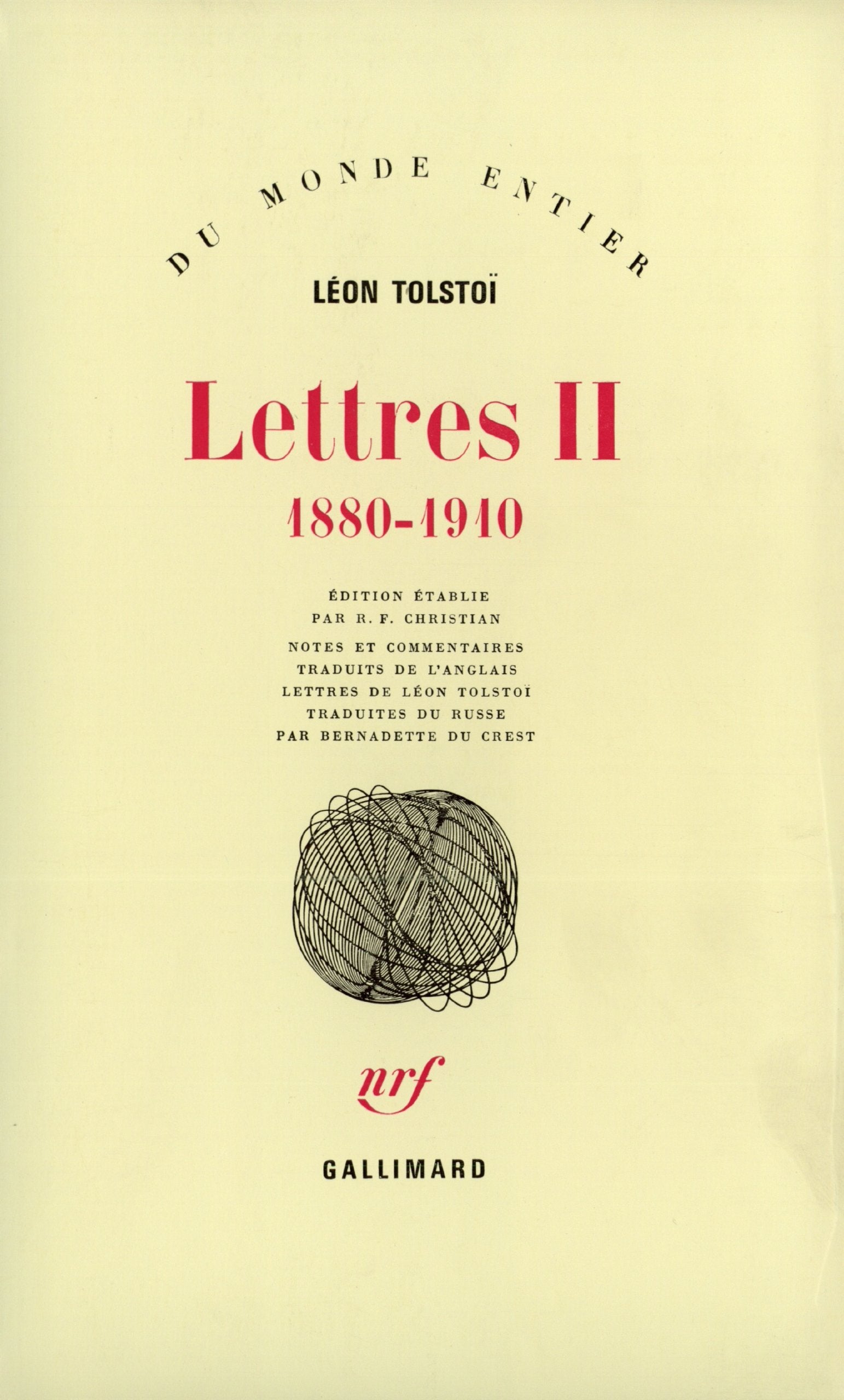 Lettres, tome 2 : 1880-1910 9782070707652