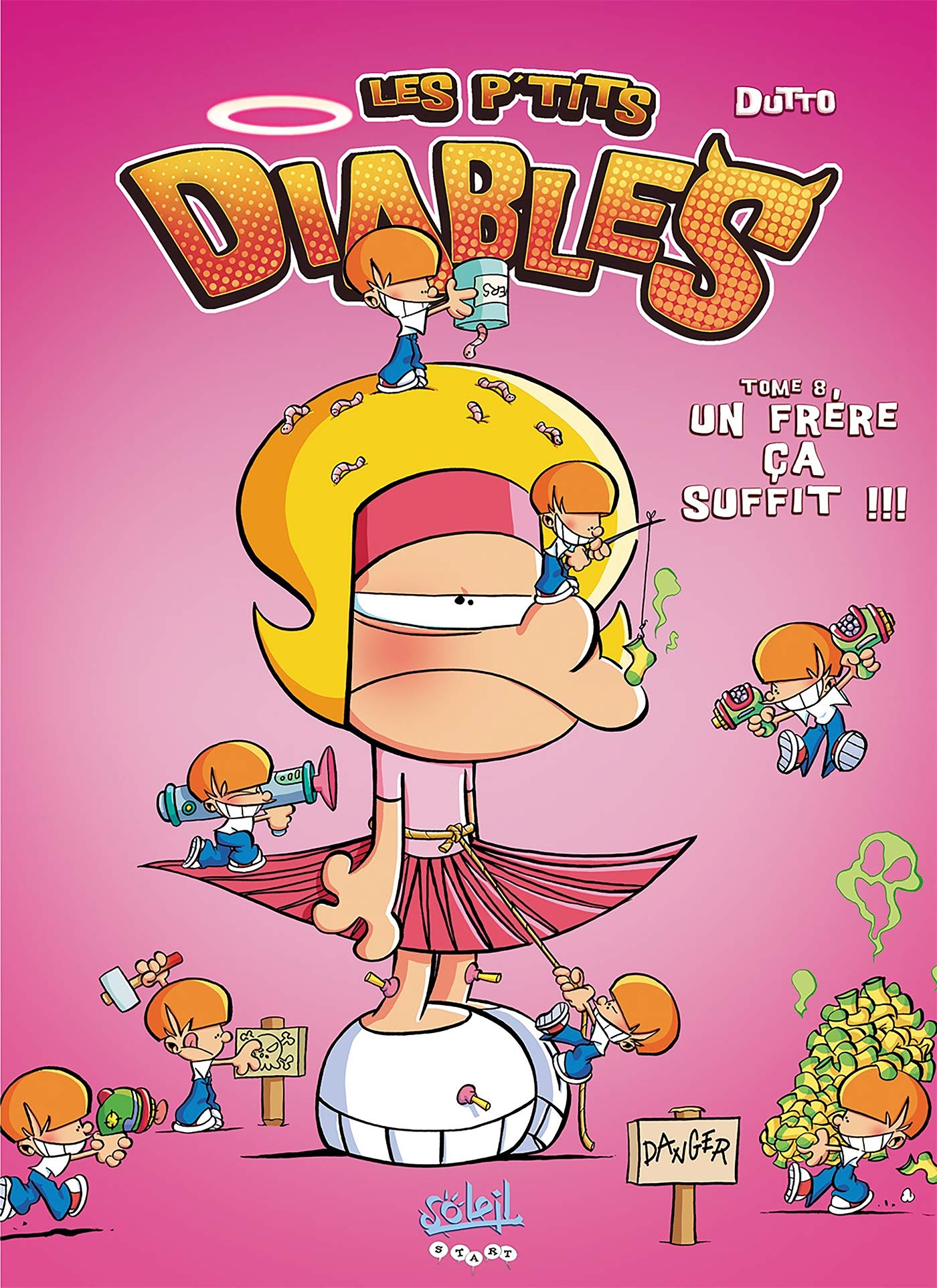 Les Ptits Diables Tome 8 : Couverture Nina ou Couverture Tom (Assortiment et La couverture peut varier) Relié 9782302003057