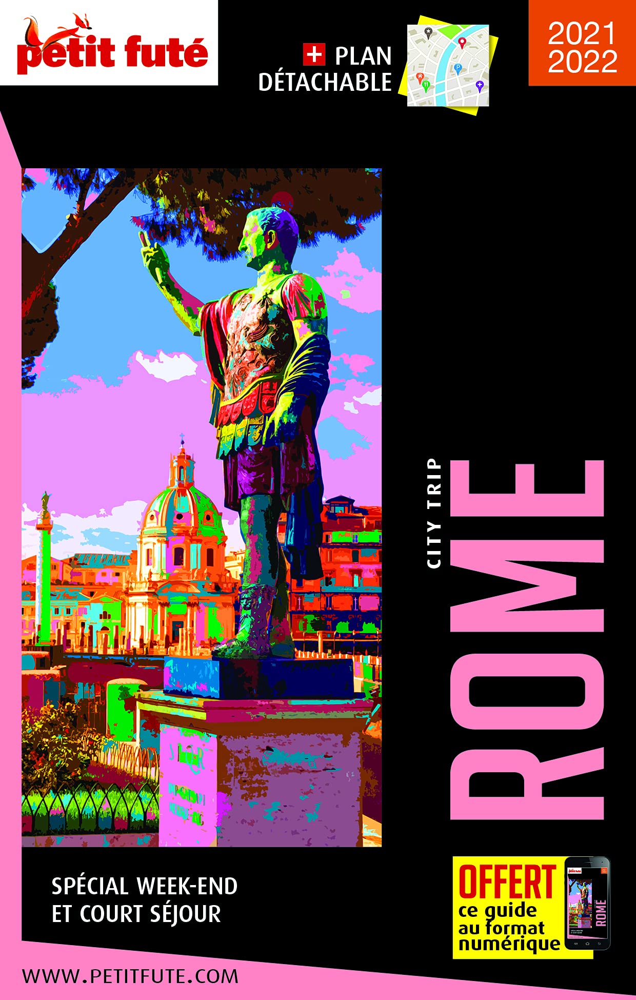 Guide Rome 2021 City trip Petit Futé 9782305033358