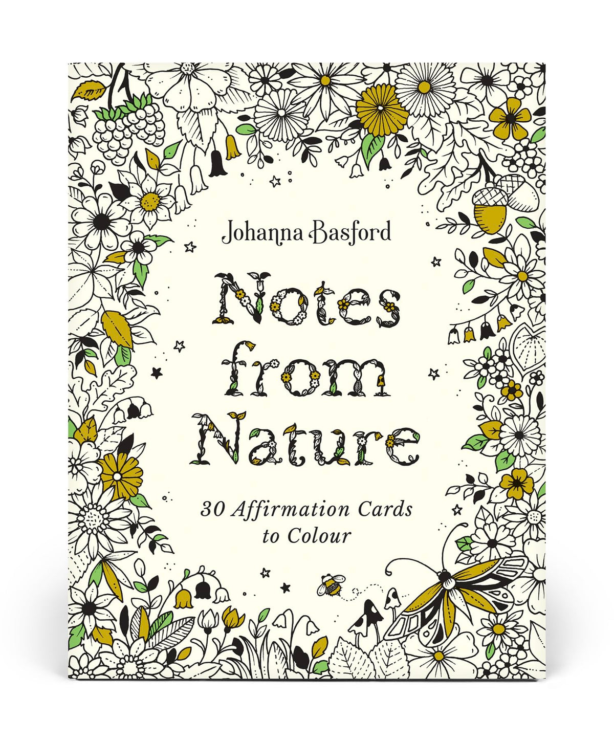 Johanna Basford's Notes from Nature: 30 Affirmation Cards to Colour 9781805700500