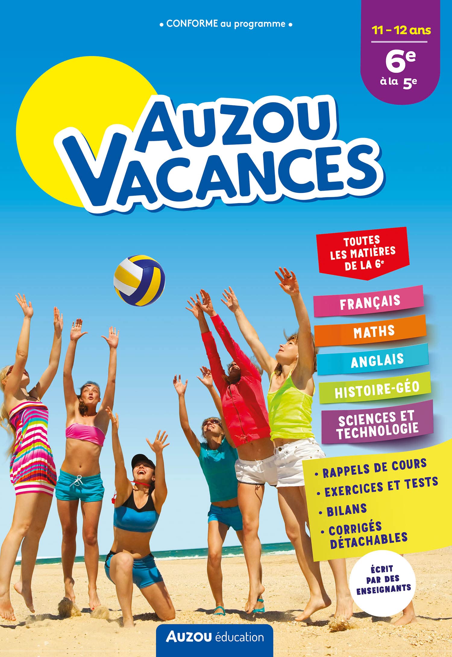 AUZOU VACANCES - DE LA 6E À LA 5E 9791039507516
