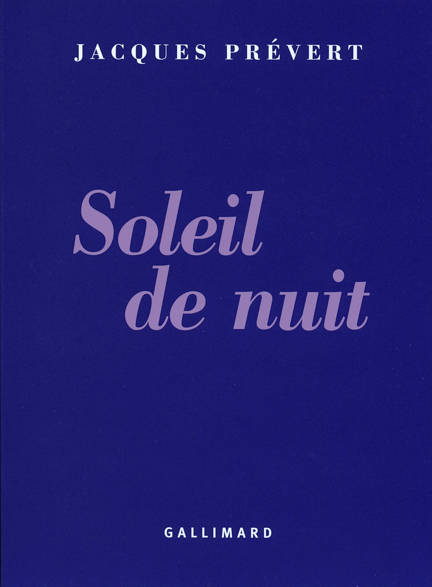Soleil de nuit 9782070123315