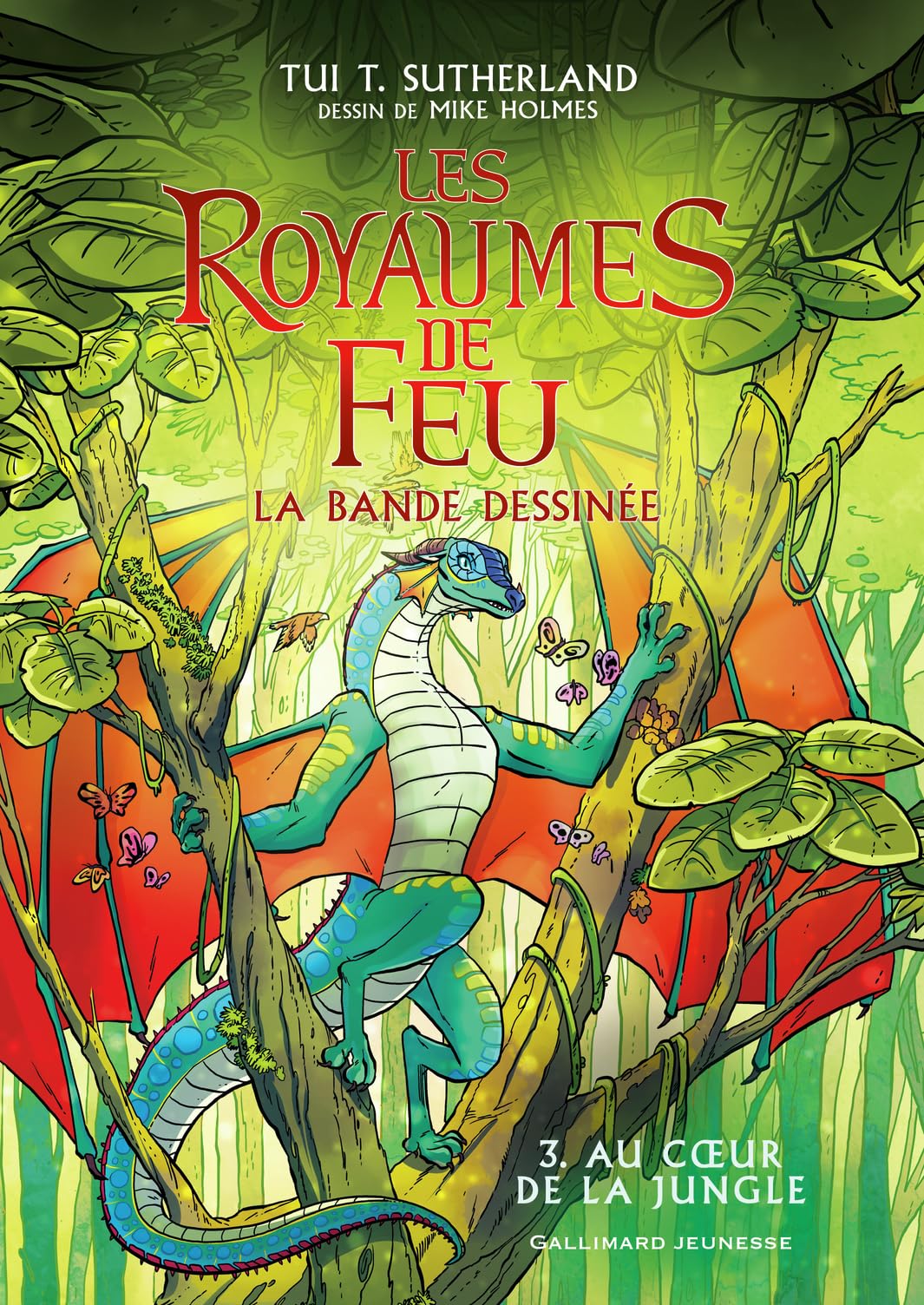 LES ROYAUMES DE FEU EN BANDE DESSINEE - 3 AU COEUR DE LA JUN 9782075138970