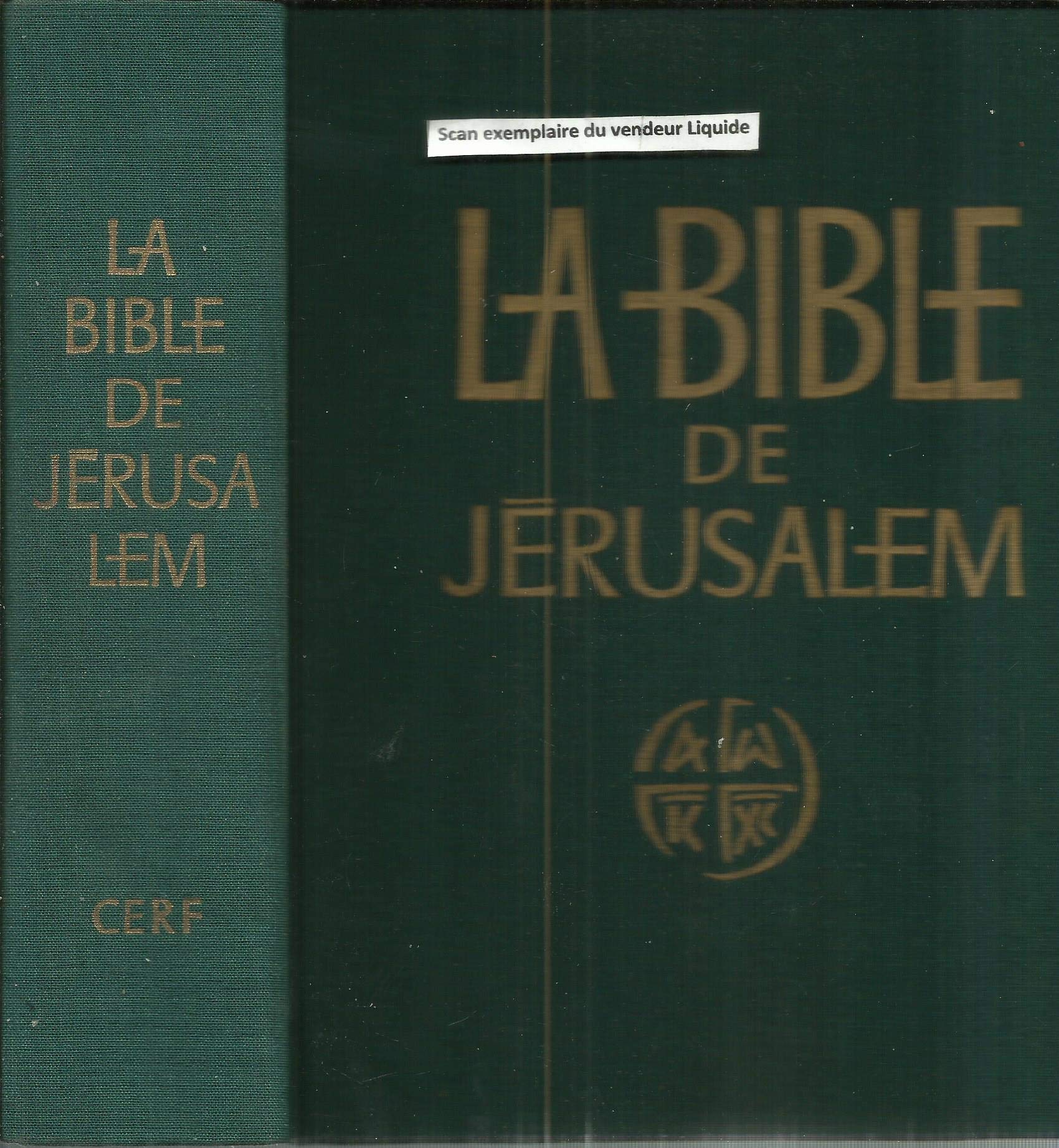 La Bible de Jérusalem 9782220020280