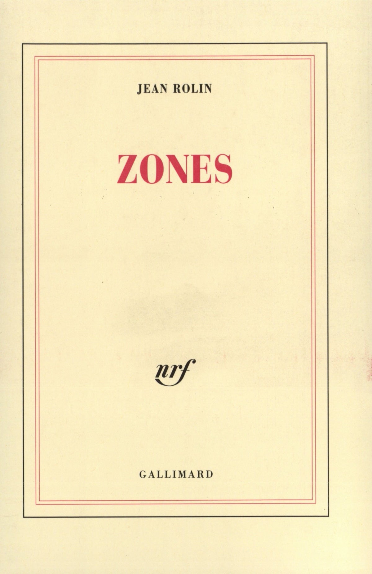 Zones 9782070741281