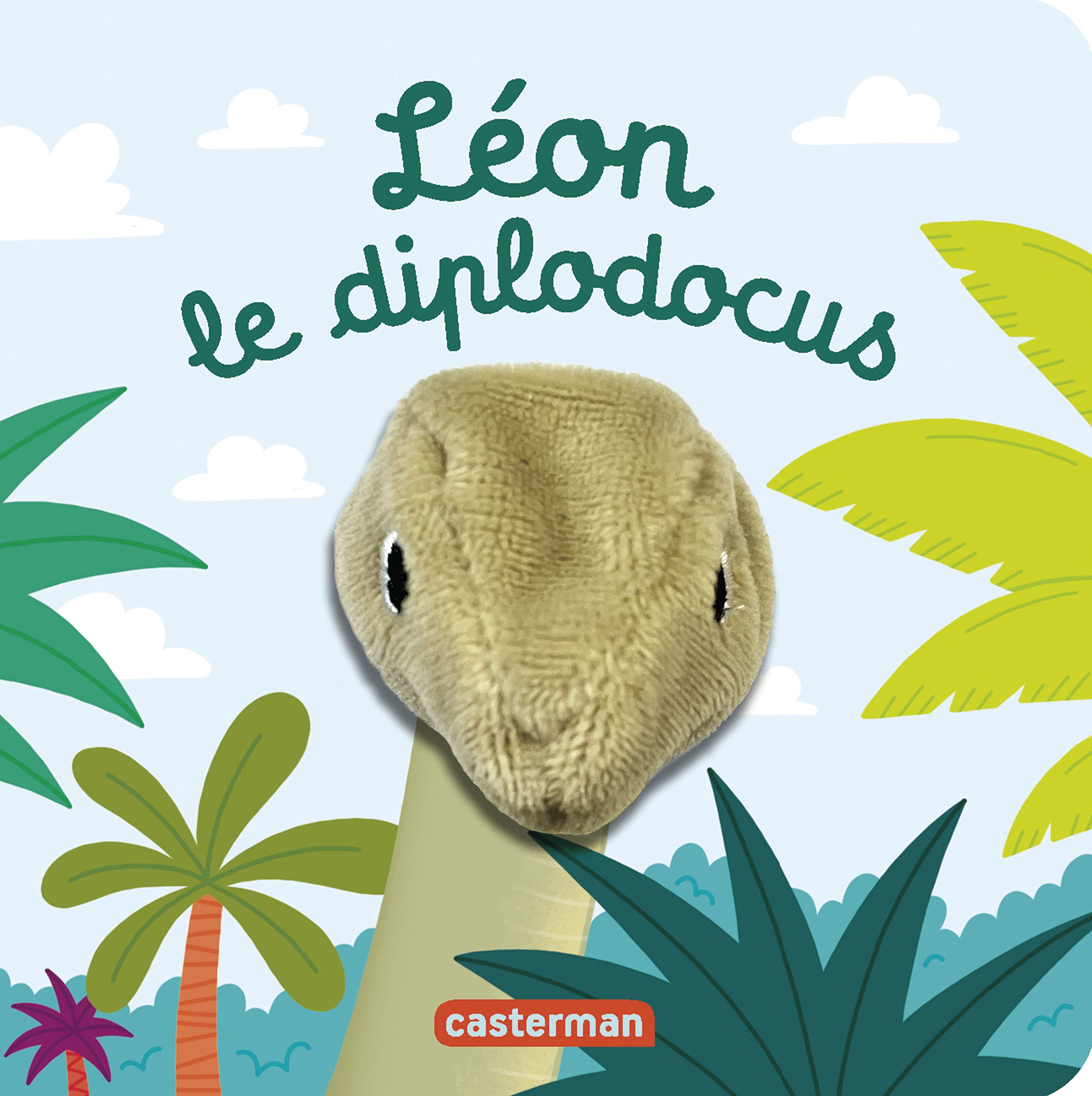 Léon le diplodocus: Livre marionnette pour bébé - dès 3 mois 9782203247567