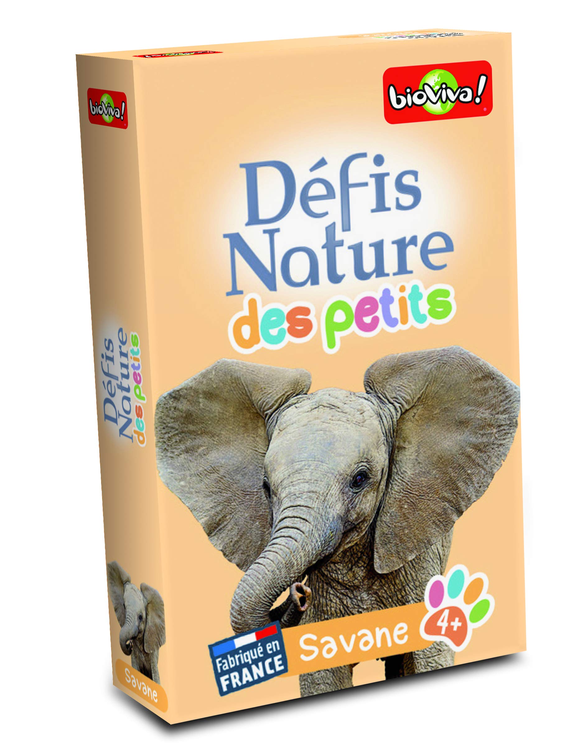 BIOVIVA - Défis nature des petits - Savane - Jeu de société ludique dès 4 ans - 282581 3569160282581
