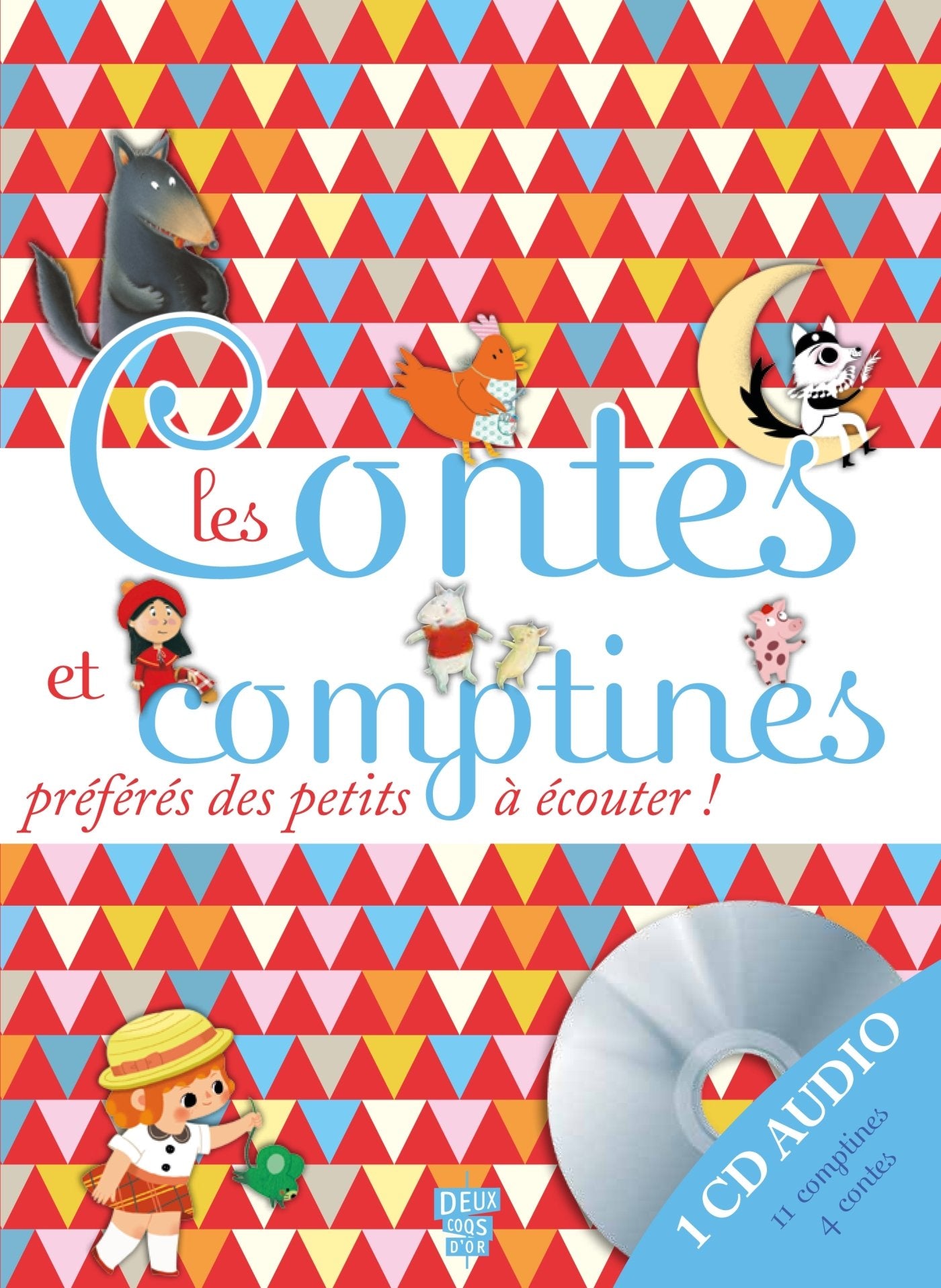 Les contes et comptines préférés des petits avec 1 CD audio 9782013979733