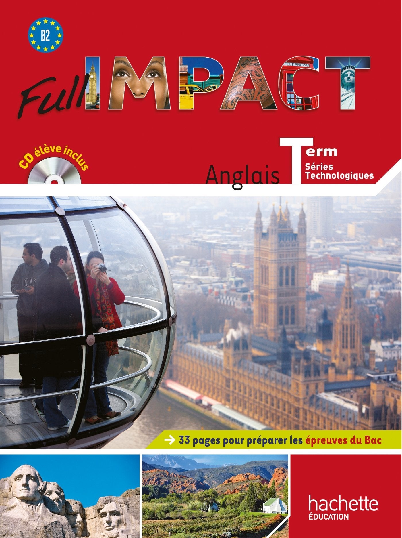 Full impact Term. séries technologiques - Livre élève Grand format + CD audio - Ed. 2012 9782011815323