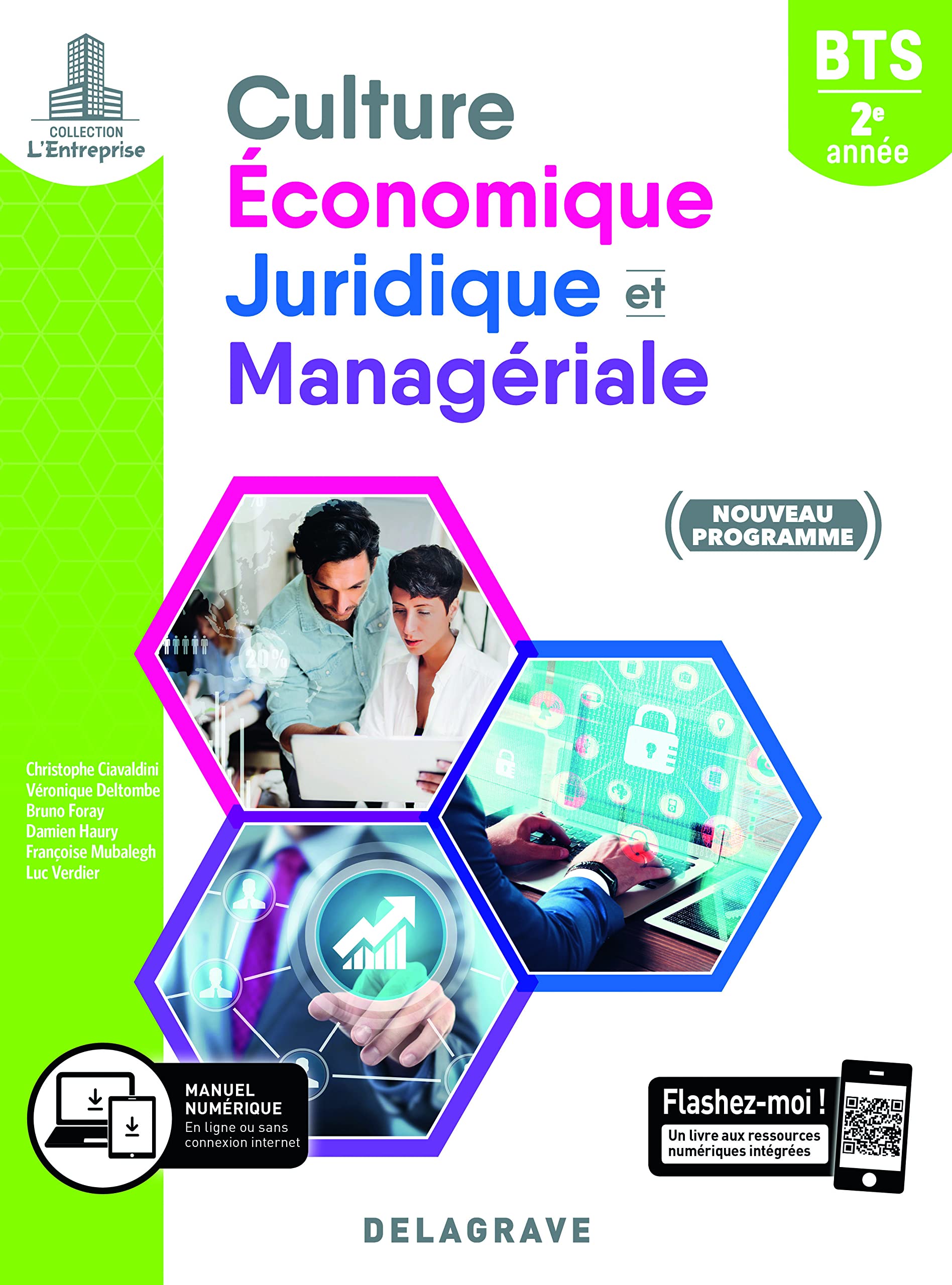 Culture économique, juridique et managériale (CEJM) 2e année BTS SAM, GPME, NDRC (2019) - Pochette élève 9782206305592